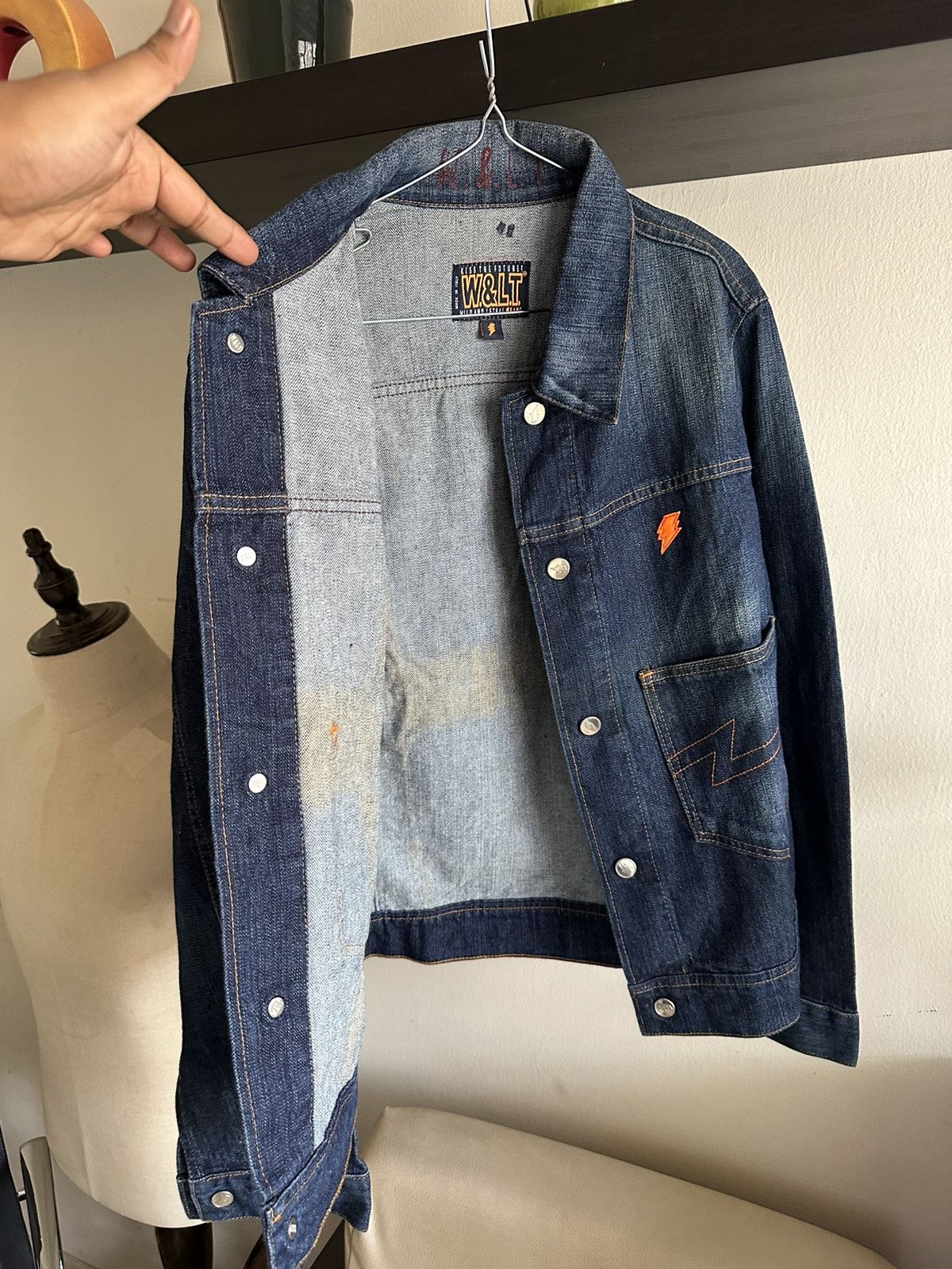 Walter Van Beirendonck 2000s W&LT Type 2 Denim Jacket Size US M / EU 48-50 / 2 - 7 Thumbnail