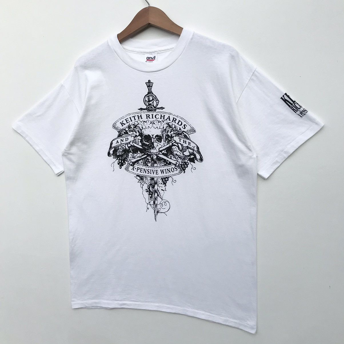 Band Tees × Vintage Vintage 90s Keith Richards And X-Pensive Winos Tee Size US L / EU 52-54 / 3 - 3 Thumbnail