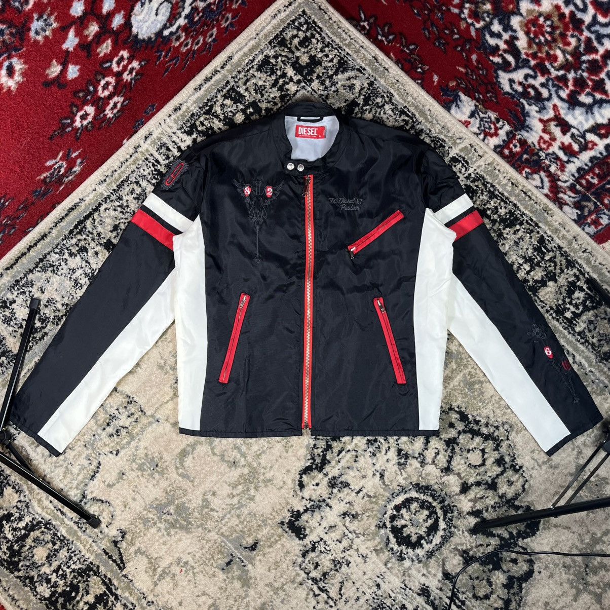Diesel Streetwear Y2K Sk8 Diesel FC Diesel 67 Vintage Racing Jacket Size US XL / EU 56 / 4 - 2 Thumbnail