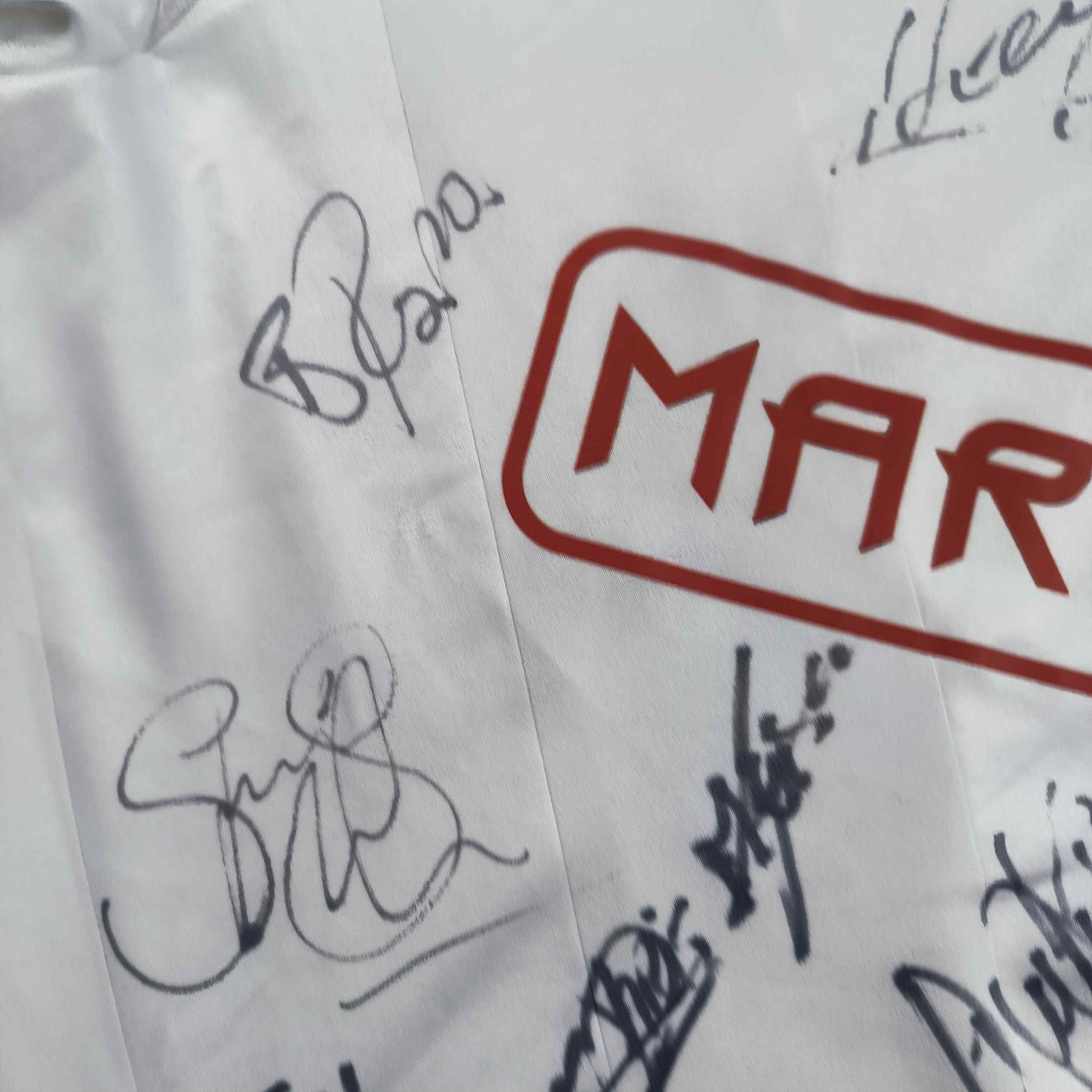 Adidas TEAM SIGNED Fulham 2013-14 Adidas home football jersey sz L Size US L / EU 52-54 / 3 - 6 Thumbnail