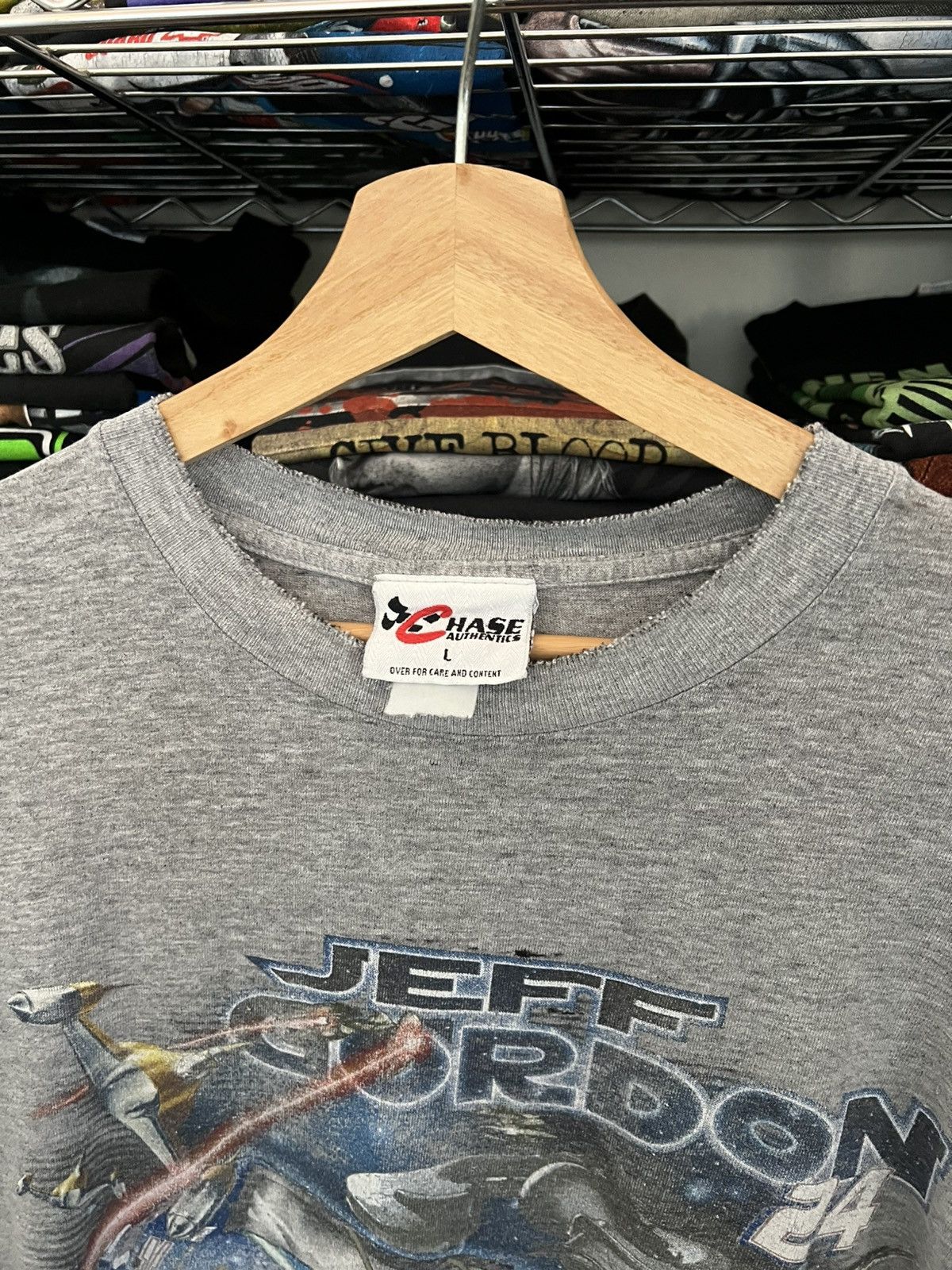 Chase Authentics 90s NASCAR Jeff Gordon Star Wars Episode 1 Tee Size US L / EU 52-54 / 3 - 4 Thumbnail