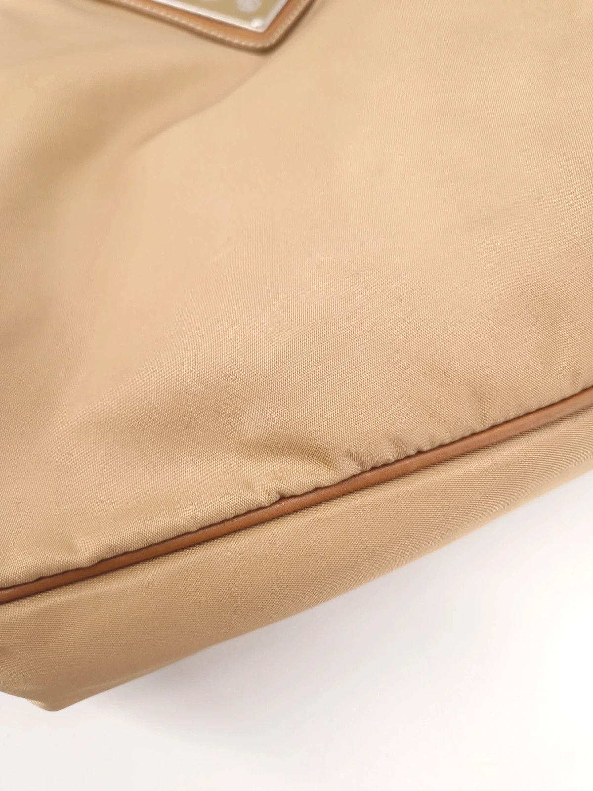 Prada Prada Big Logo Tessuto + Leather Hobo Bag Size ONE SIZE - 11 Thumbnail