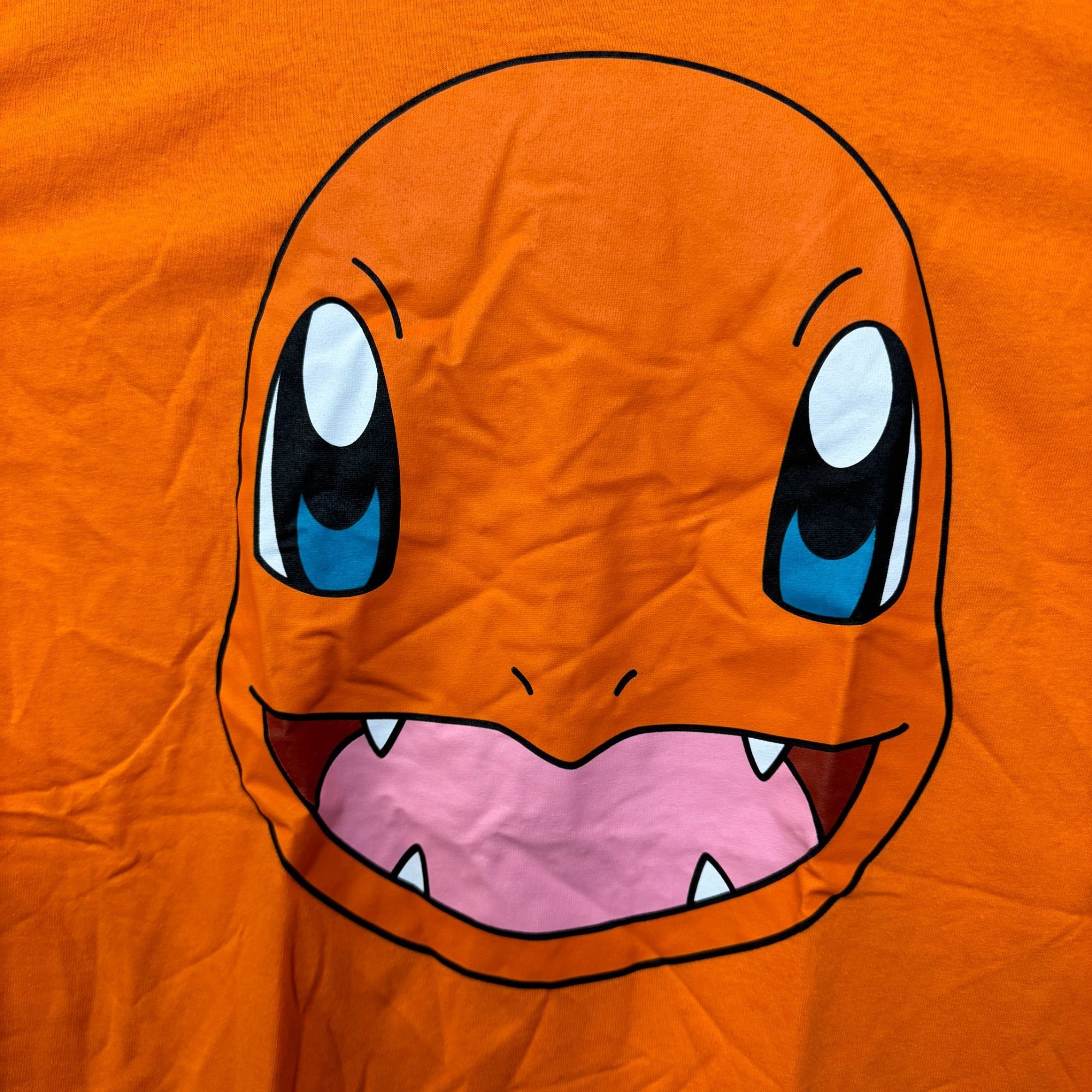 Pokemon Charmander Big Face Anime Character Nintendo Pokemon Tee M Size US M / EU 48-50 / 2 - 2 Thumbnail