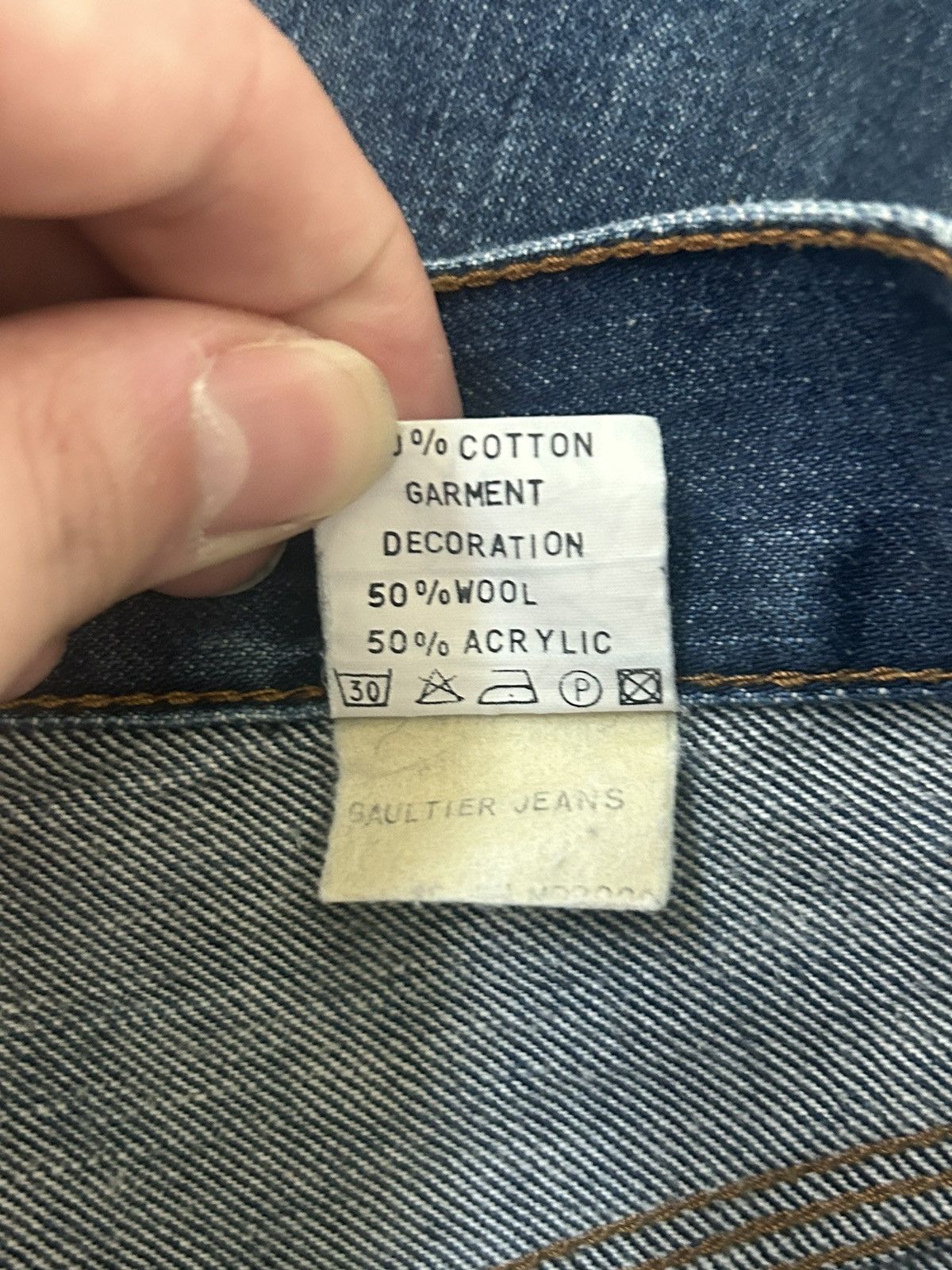 Jean Paul Gaultier Hybrid knit Skinny Jeans Size 30" / US 8 / IT 44 - 7 Thumbnail