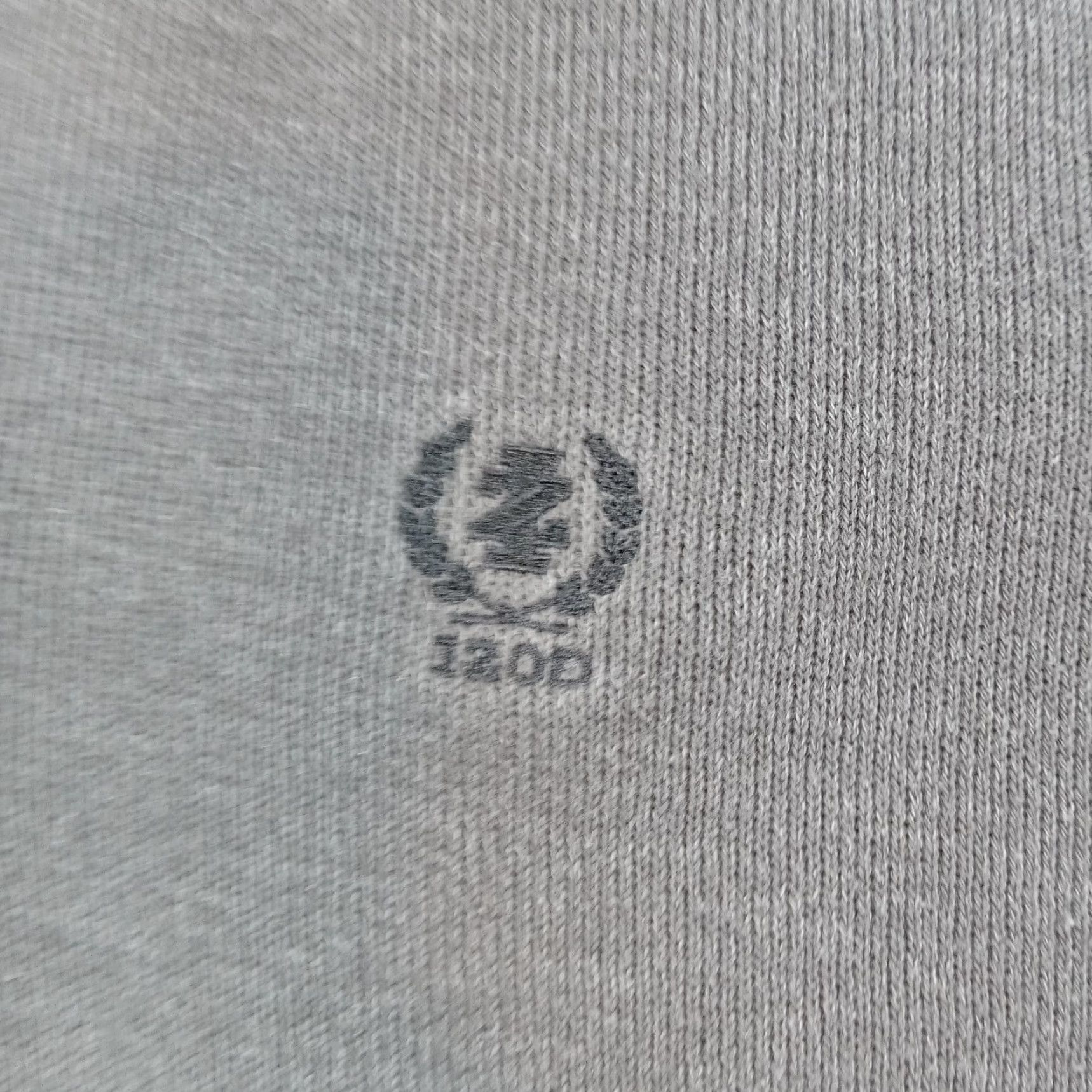 Izod IZOD Mens Large Gray Long Sleeve Pullover Sweater Golf Collared Logo Cotton Blend Size US L / EU 52-54 / 3 - 6 Thumbnail