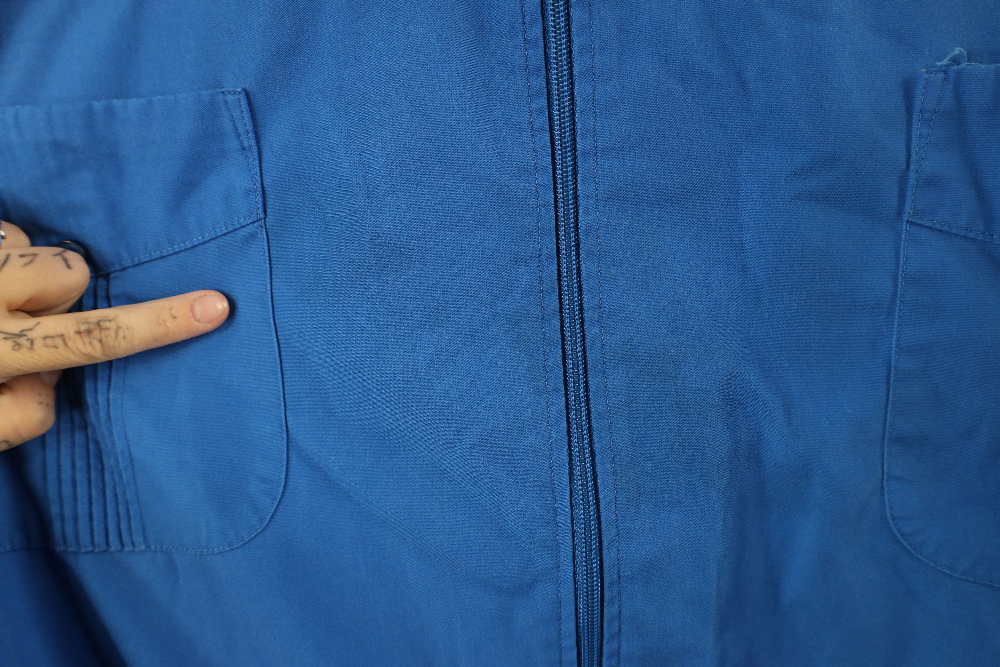 Vintage Vintage 90s Streetwear Short Sleeve Full Zip Collared Jacket Size US XXL / EU 58 / 5 - 12 Thumbnail