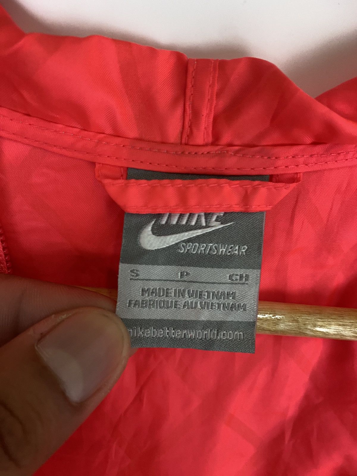 Nike × Vintage Vintage Y2K Nike Light Jacket Peach Size US S / EU 44-46 / 1 - 9 Thumbnail