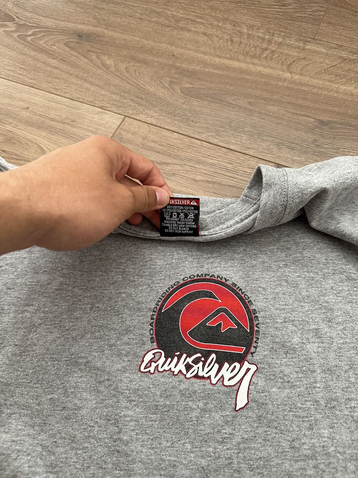Quiksilver 🔥VINTAGE QUIKSILVER BIG BACK LOGO SURF T-SHIRT🔥 Size US M / EU 48-50 / 2 - 7 Thumbnail