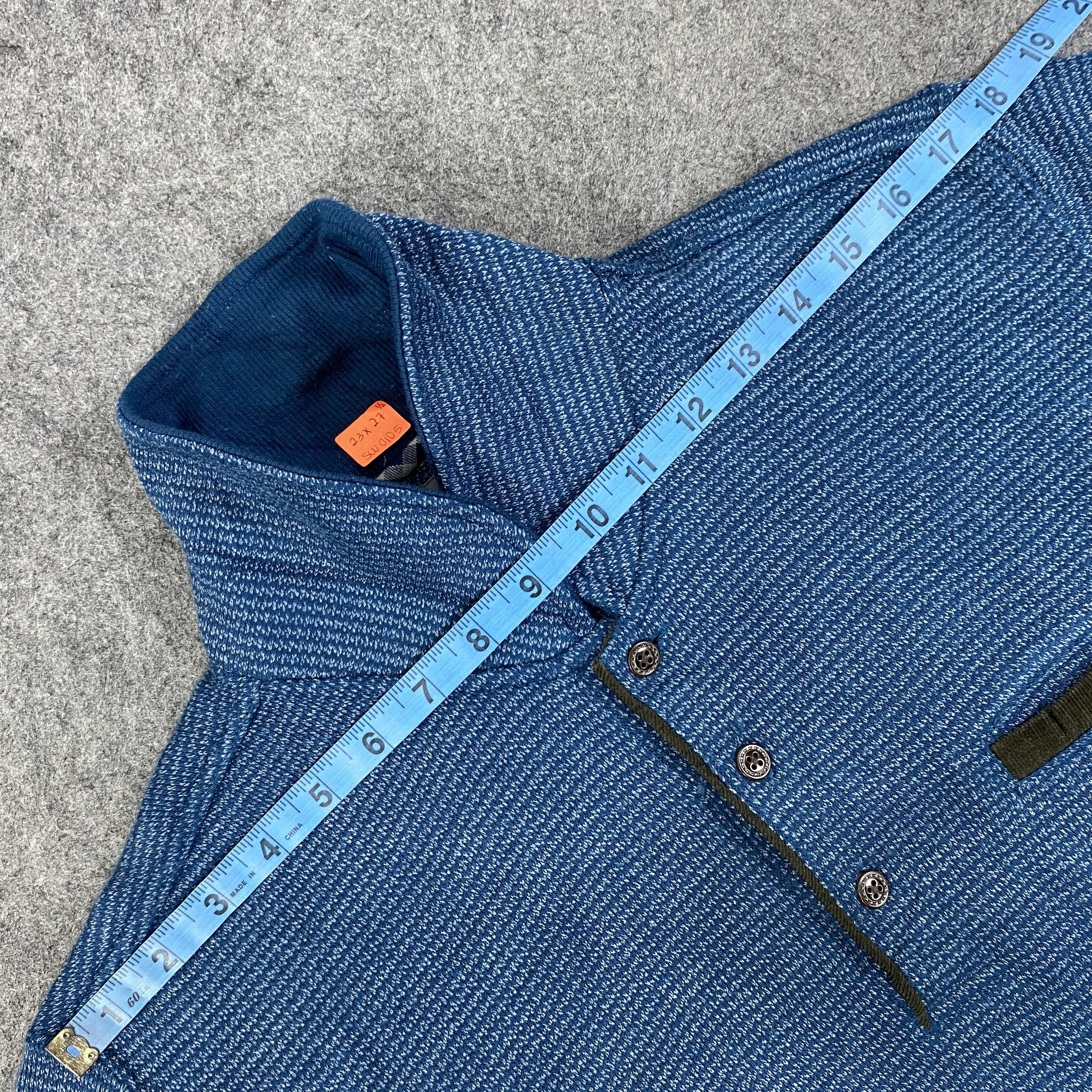 Japanese Brand Vintage Mr.Junko Single Pocket Button Sweatshirt - SW0105 Size US M / EU 48-50 / 2 - 4 Thumbnail