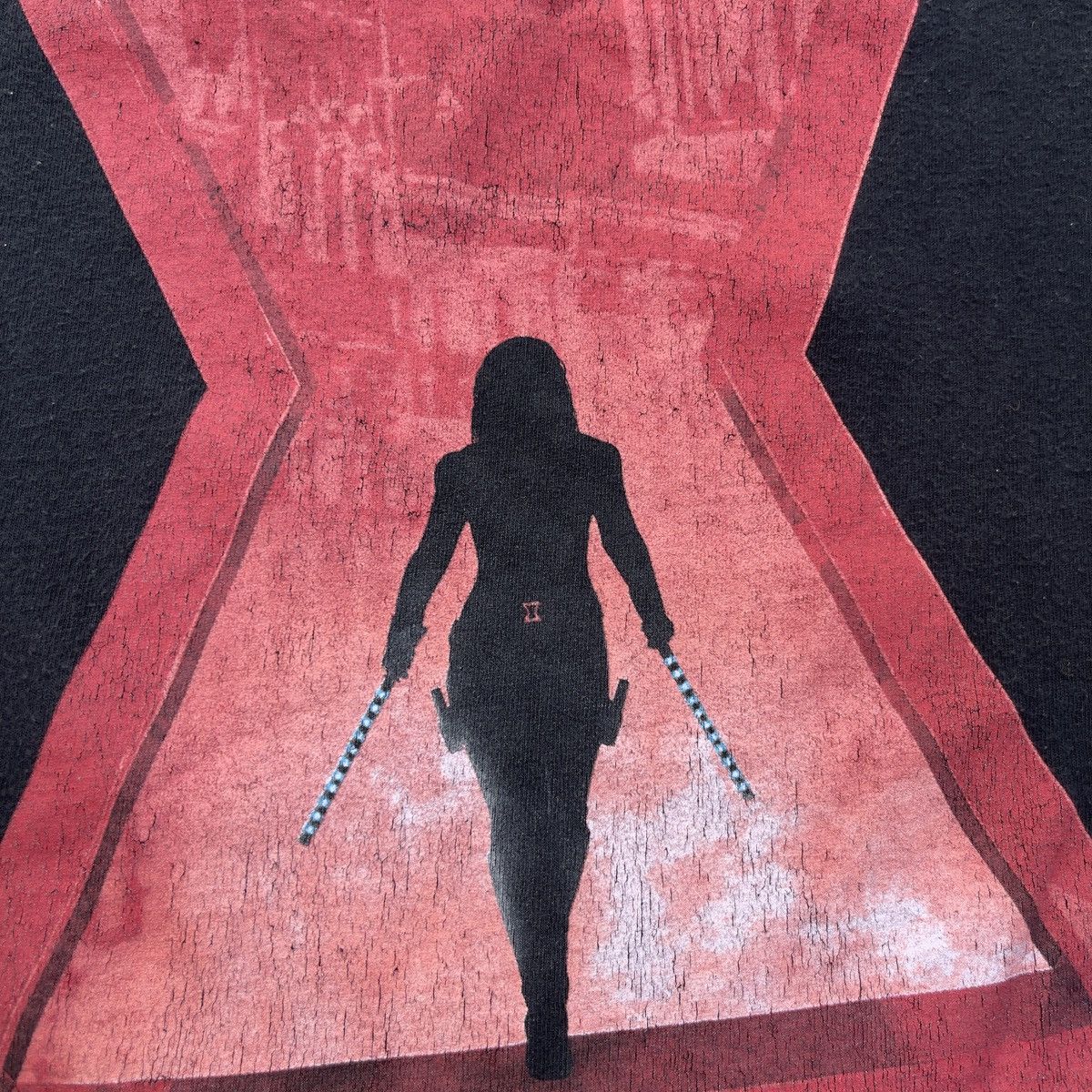 Marvel Comics × Vintage Vintage Oversized MARVEL BLACK WIDOW Shirt Size US XXL / EU 58 / 5 - 3 Thumbnail
