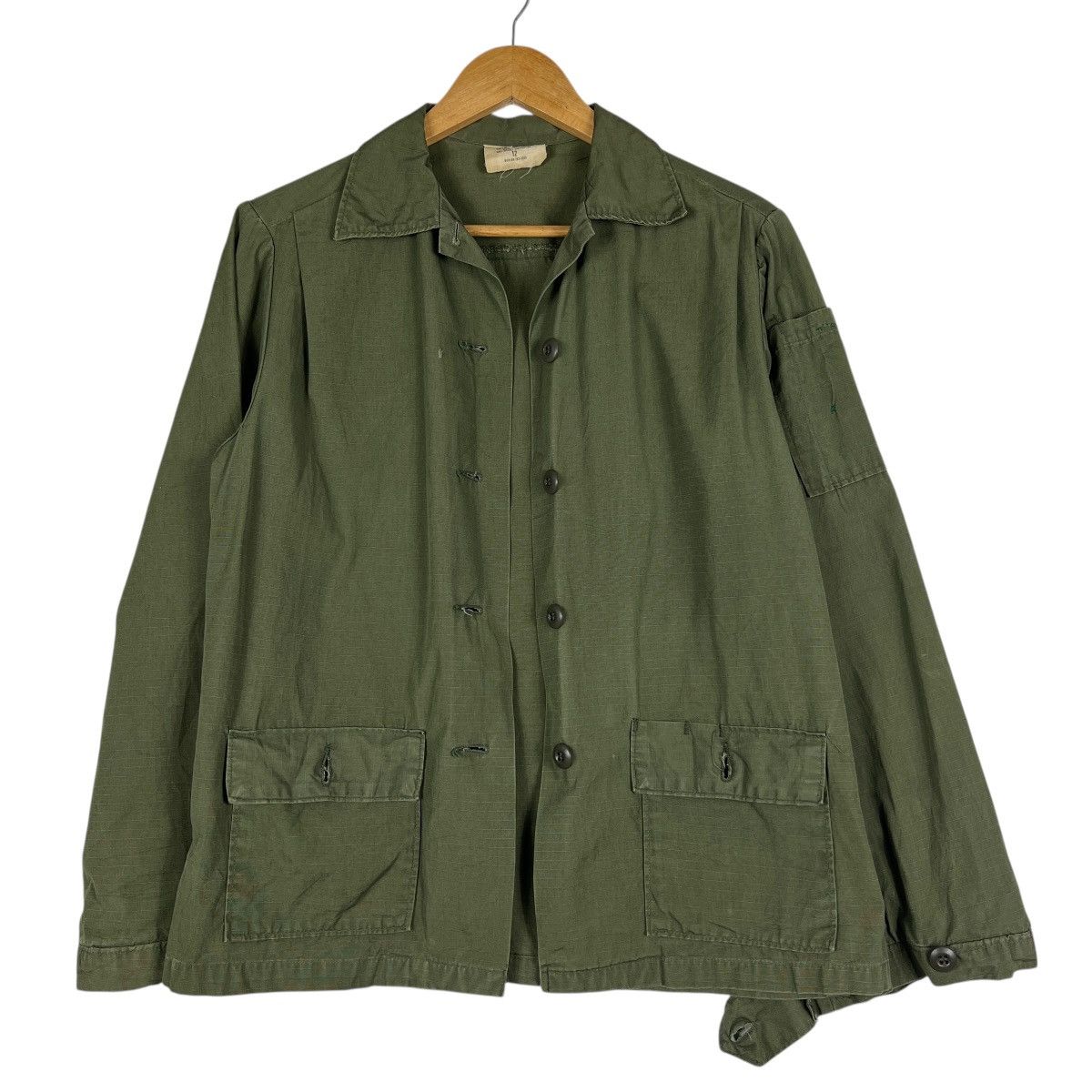 Vintage Vintage Military Shirt Utility Cotton Poplin Og 107 Size XL / US 12-14 / IT 48-50 - 1 Thumbnail