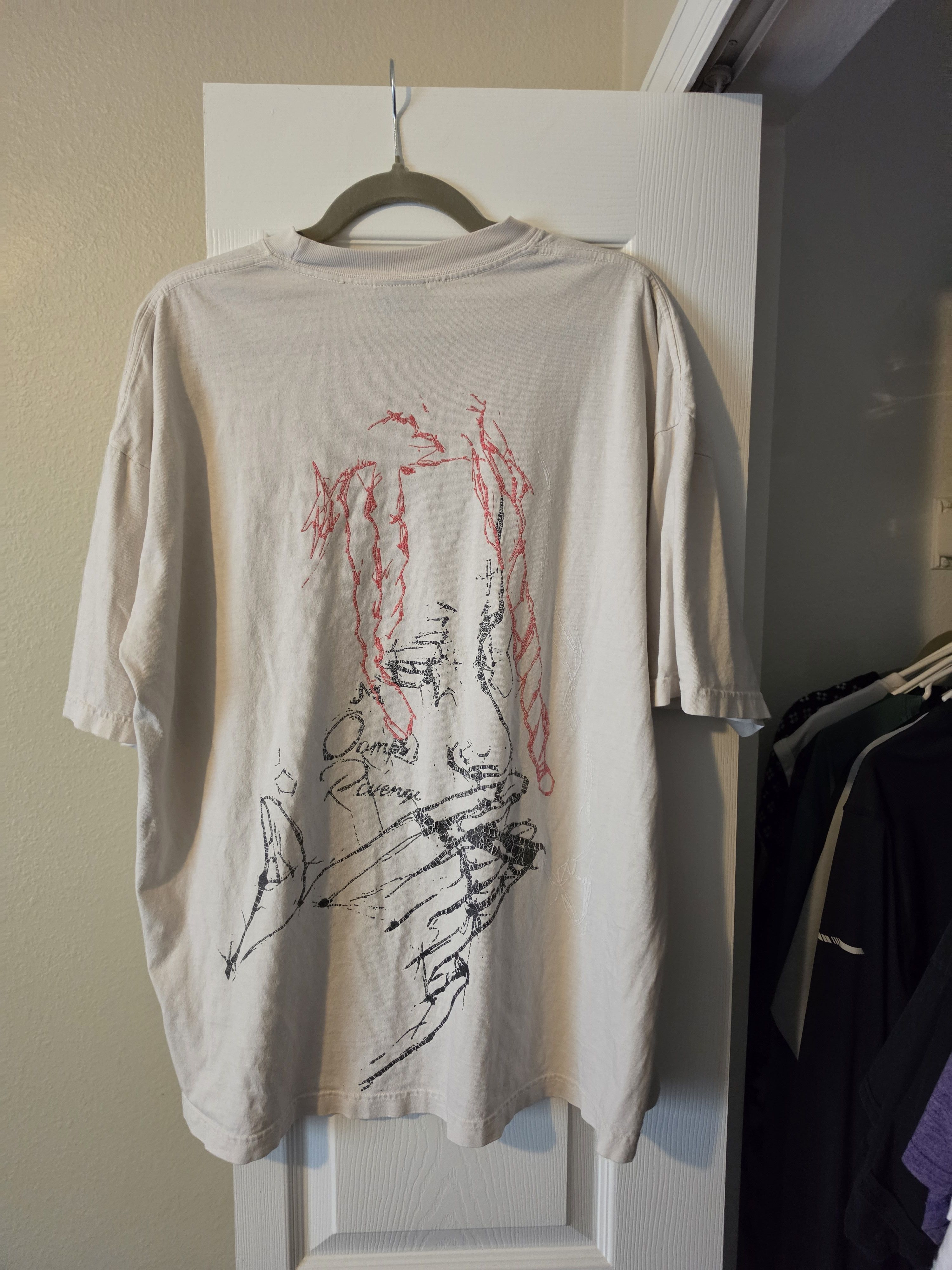 Revenge × Trippie Redd Revenge x Trippie Redd Tan Trippie Smoking Shirt Used Size US XL / EU 56 / 4 - 4 Thumbnail