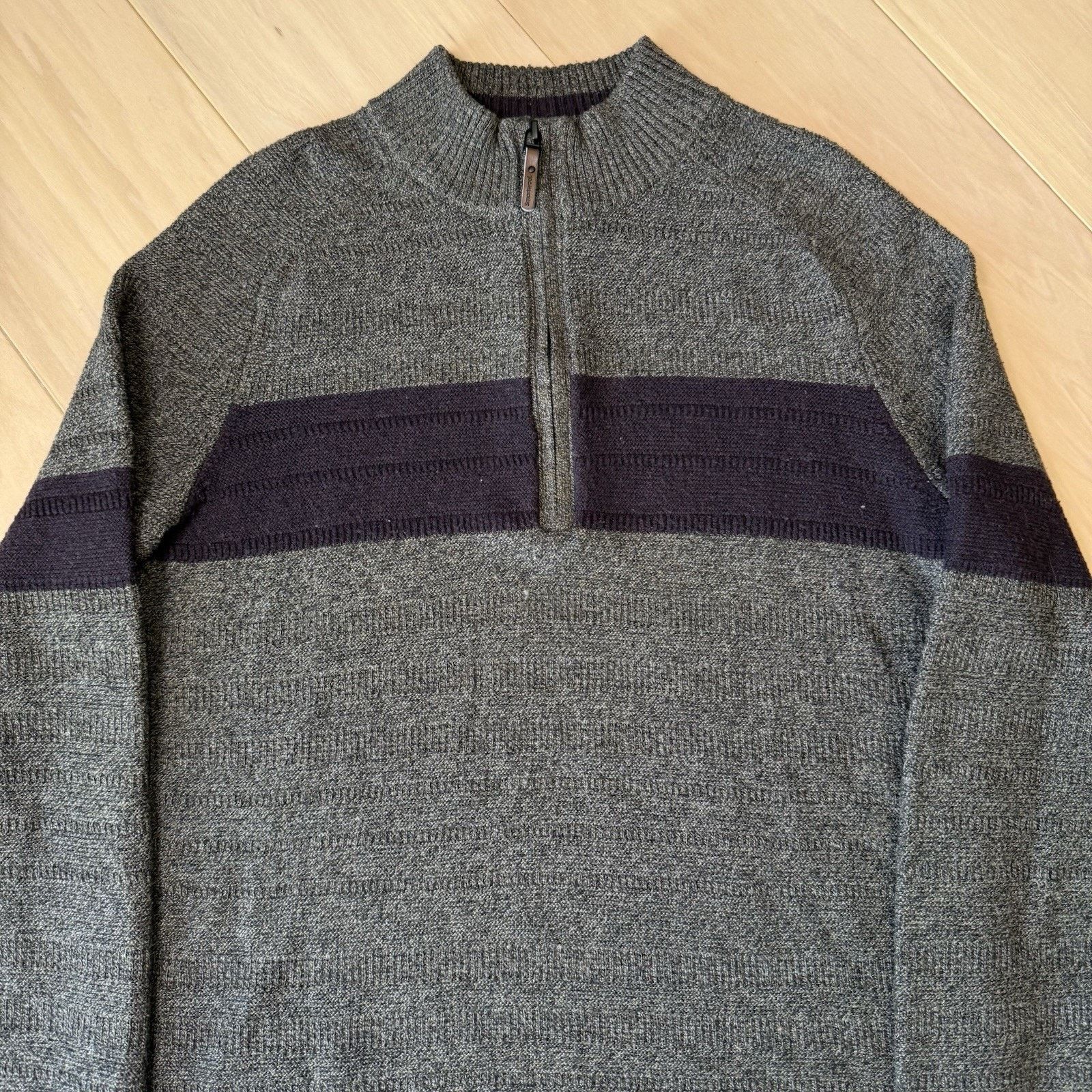 Smartwool Smartwool Ripple Ridge Stripe Half Zip Sweater Medium Brown Size US M / EU 48-50 / 2 - 4 Thumbnail
