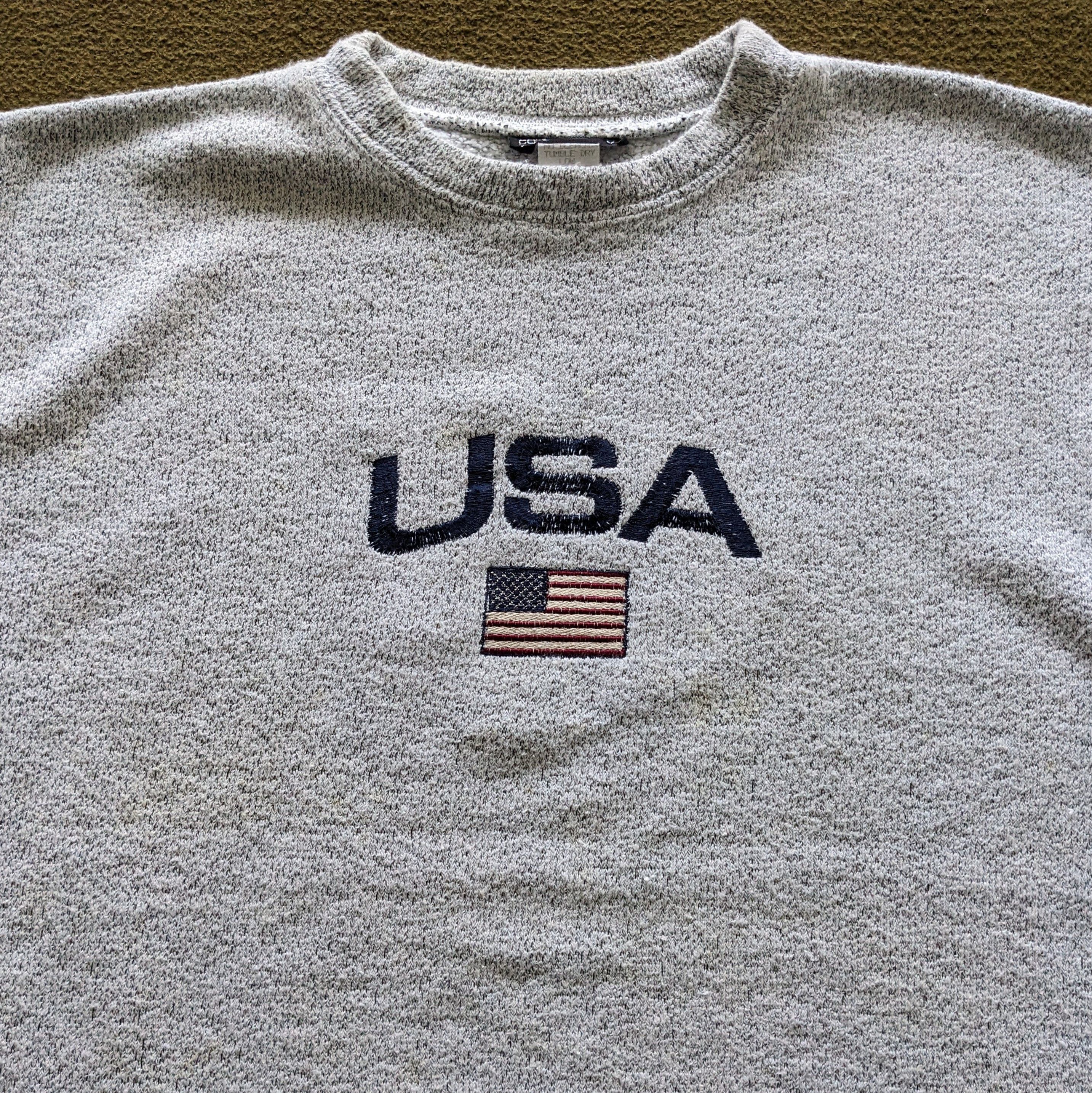 Vintage Vintage USA Crewneck Style Sweatshirt Size US M / EU 48-50 / 2 - 2 Thumbnail