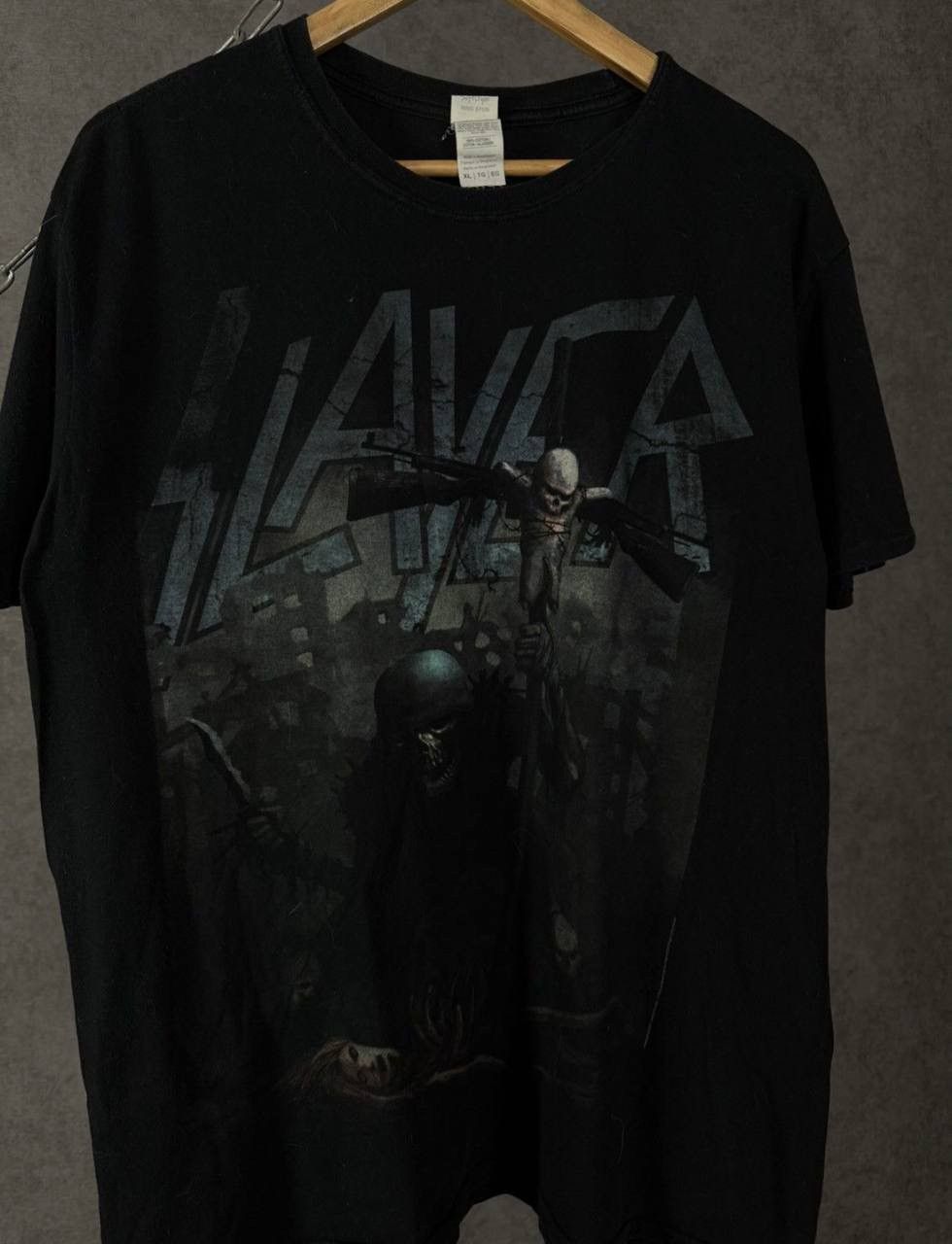 Band Tees Slayer rock band tee Size US XL / EU 56 / 4 - 3 Thumbnail