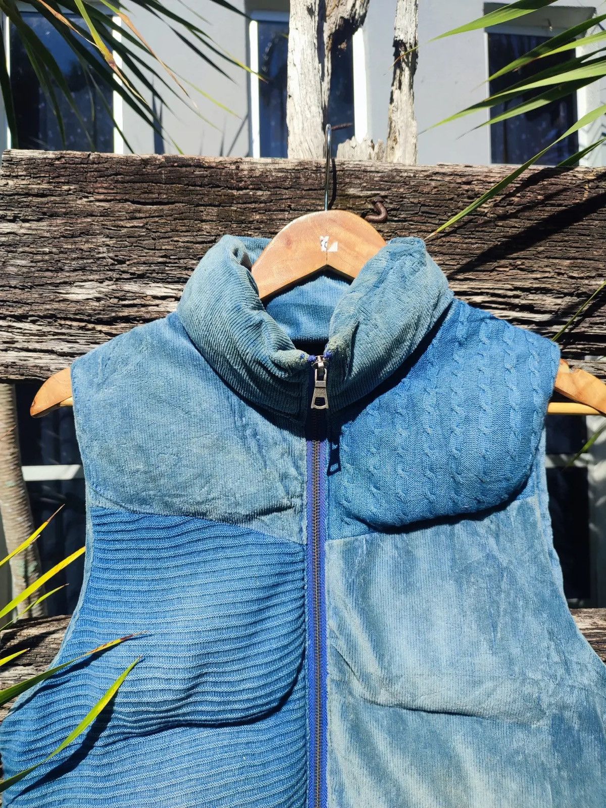 Vintage “in the attic” Patchwork Quilted Puffer Vest