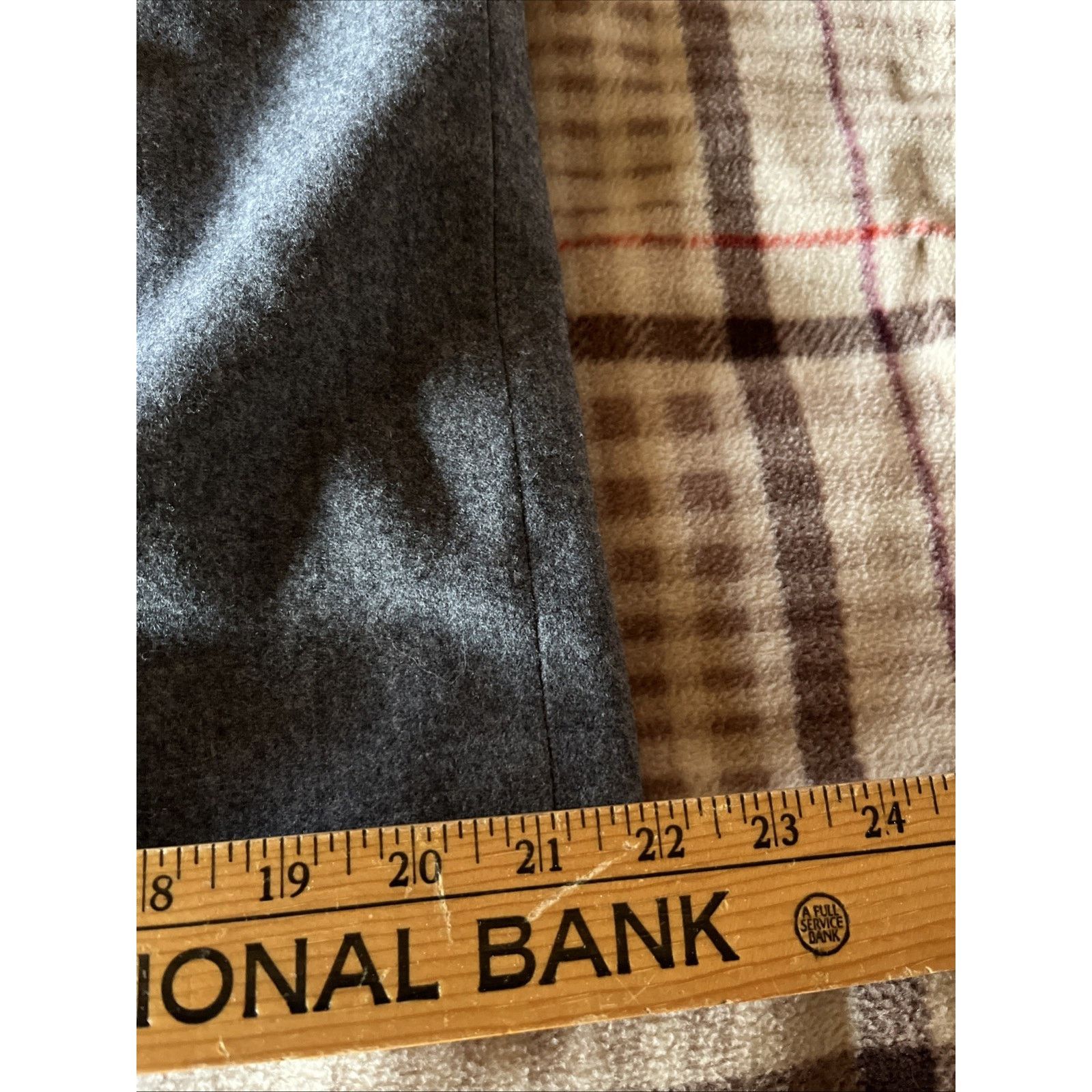 Pendleton Vintage Pendleton Women’s Wool Maxi Skirt 14 Minimalist Gray Size 36" / US 14 / IT 50 - 6 Thumbnail