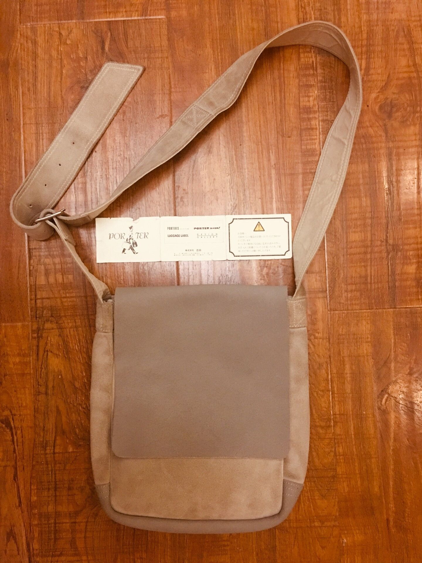 Porter Suede Shoulder Bag