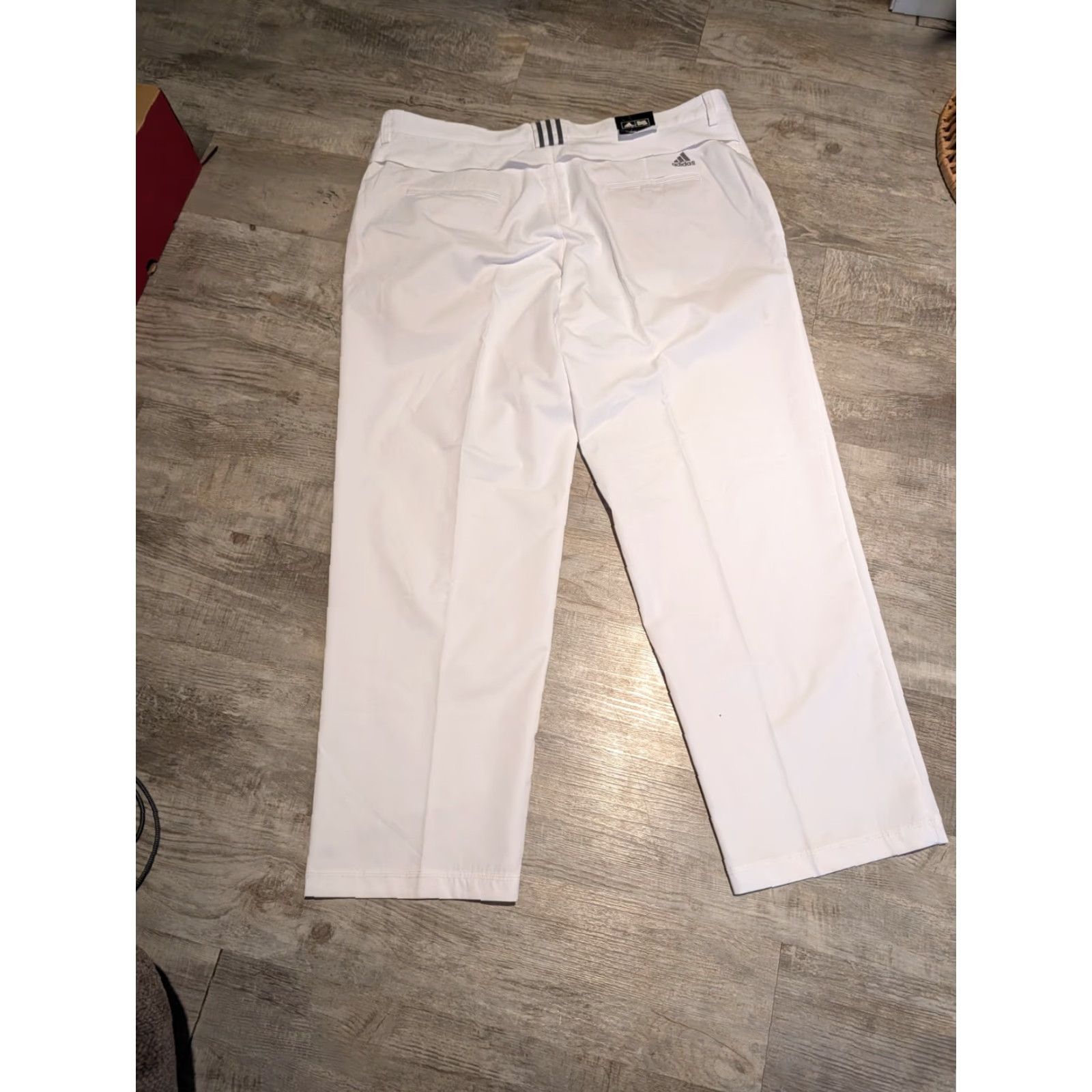 Adidas Adidas Climacool 3 Stripe White Golf Chinos Pants Mens 40x30 NWT Back Mark On Size US 40 / EU 56 - 7 Thumbnail