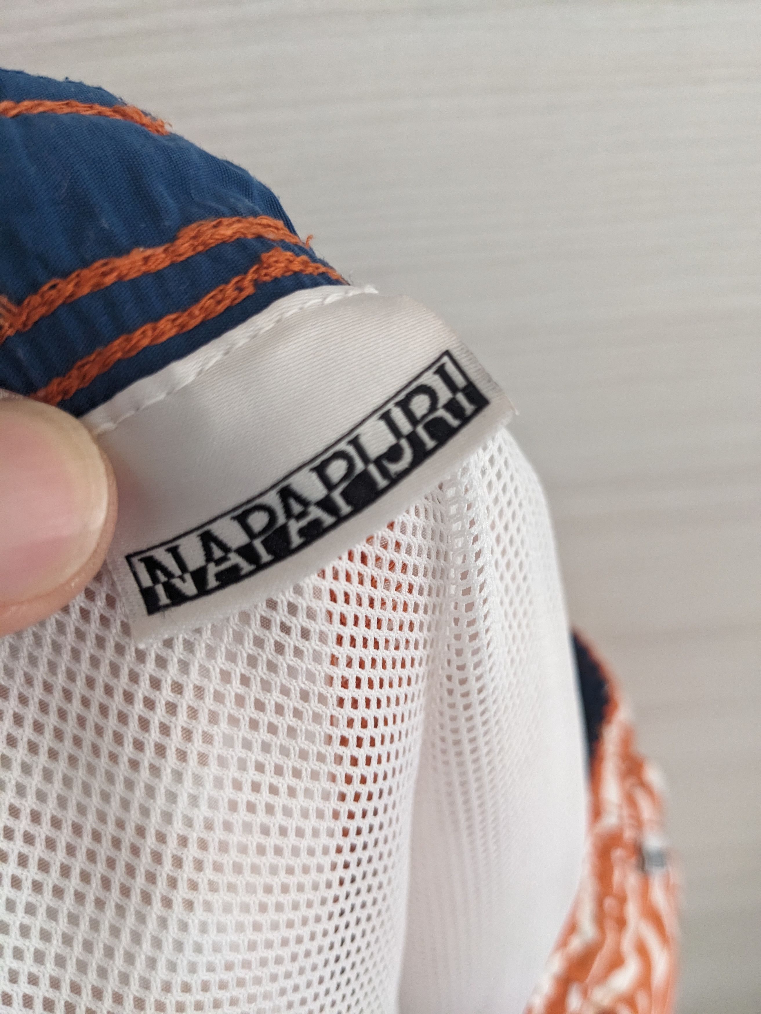 Napapijri Orange Lines Boxer Swim Trunks Size US 36 / EU 52 - 5 Thumbnail