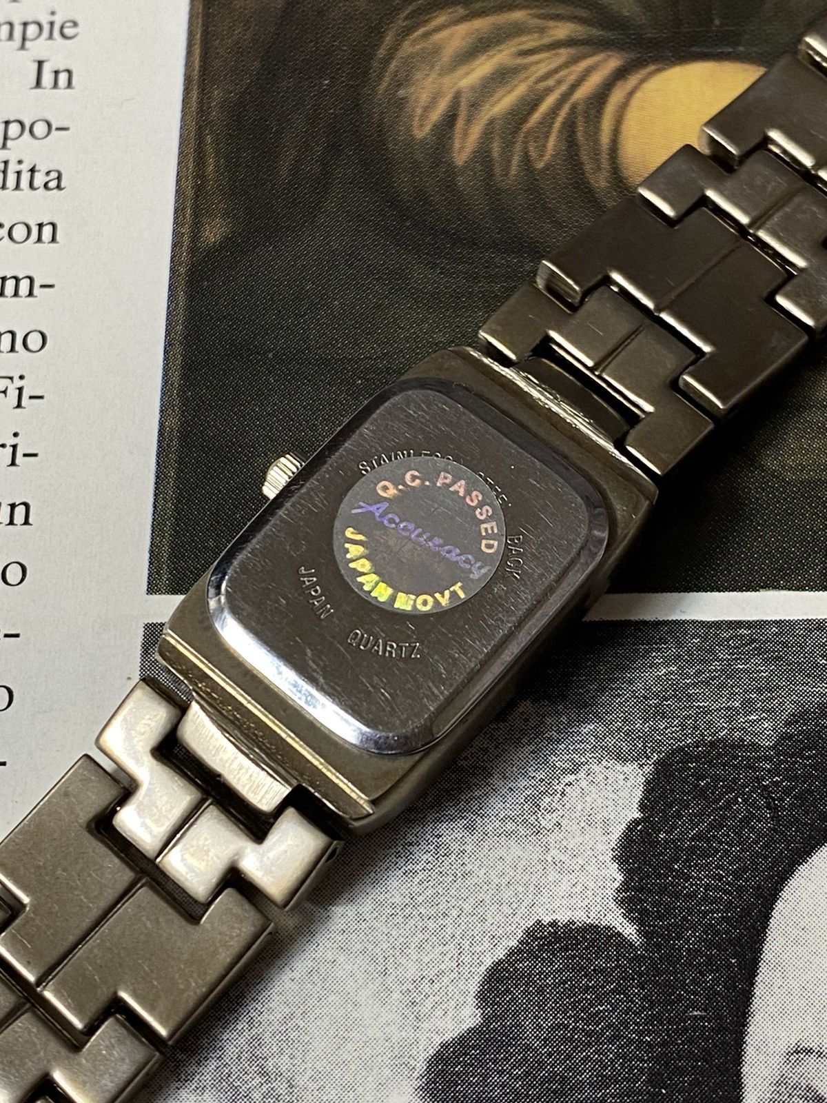 Japanese Brand × Jewelry × Vintage Silver AC Quartz Watch Metal Bracelet Size ONE SIZE - 7 Thumbnail