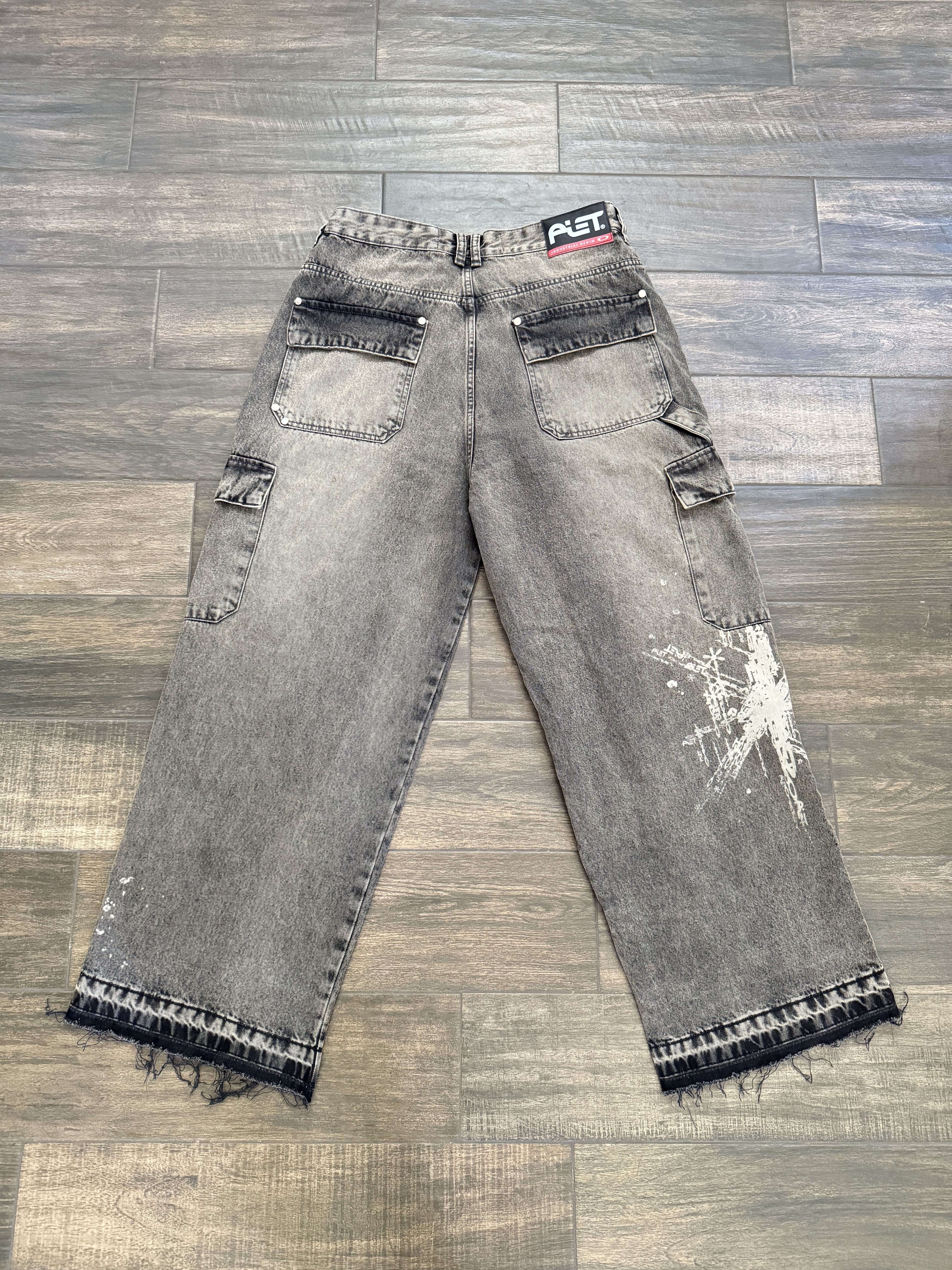 Oakley × PIET Piet Oakley Industrial Carpenter Denim Jeans Black Gray Size US 32 / EU 48 - 2 Thumbnail
