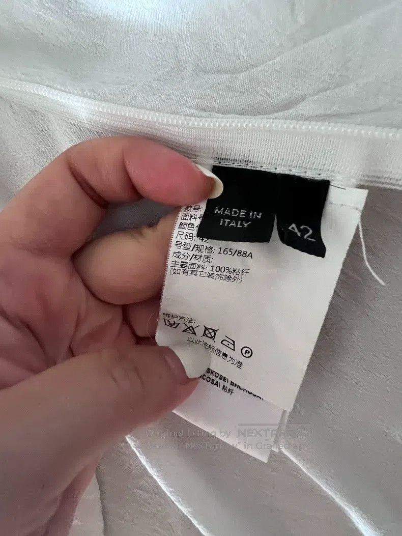Vivienne Westwood Vivienne Westwood Dip Hem White Long Sleeve Size S / US 4 / IT 40 - 7 Thumbnail