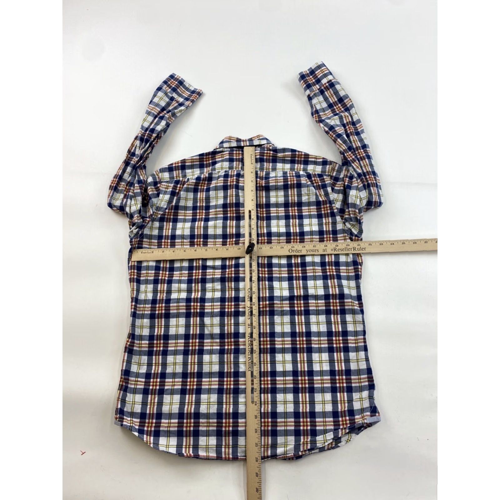 Banana Republic Banana Republic Shirt Button-Up Men’s Medium Plaid Long Sleeve Button-Down Camp Casual Multicolor Cotton Regular Size US M / EU 48-50 / 2 - 3 Thumbnail