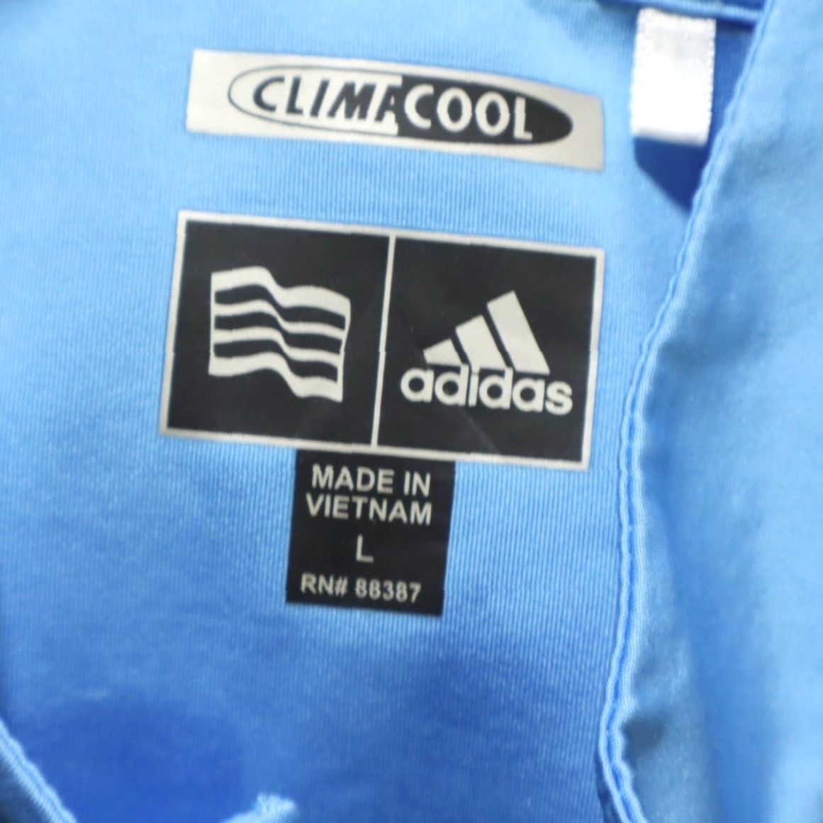 Adidas Adidas 1/2 Zip Golf Stretch Solid Mock Polo Shirt Blue Women's L Size L / US 10 / IT 46 - 5 Thumbnail