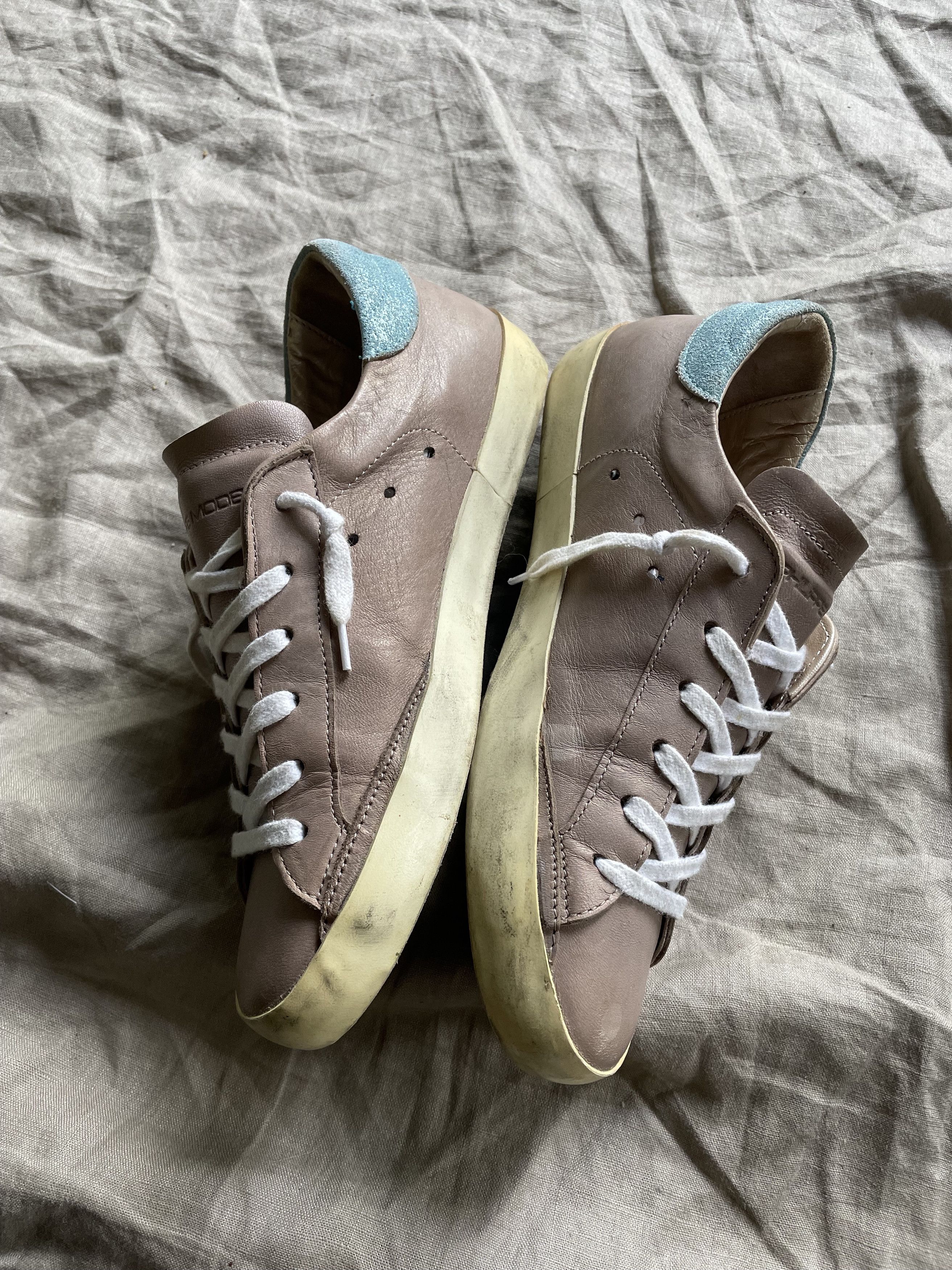 Philippe Model Philippe Model Golden Goose Style Leather Sneakers 7831AC Size US 7 / IT 37 - 8 Thumbnail