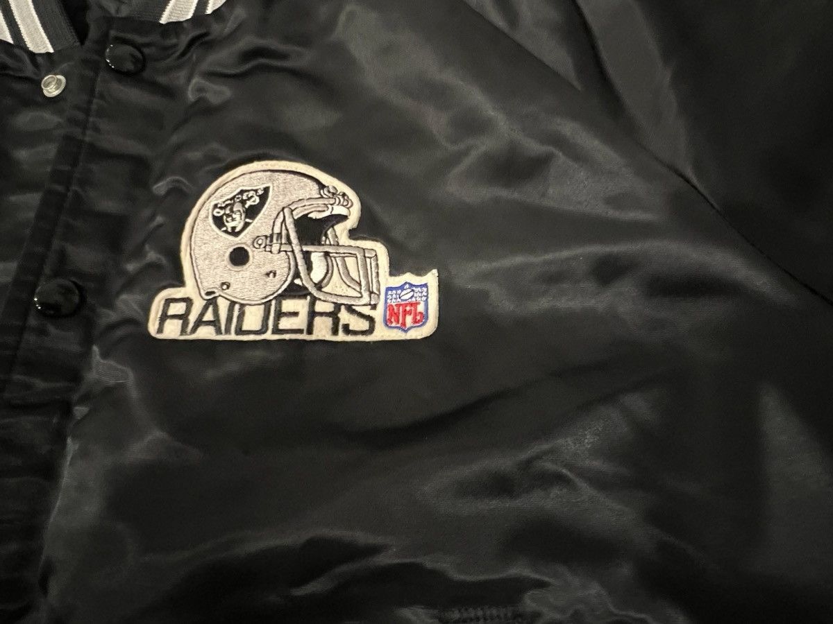 Chalk Line Vintage Raiders Satin Bomber Jacket Size US L / EU 52-54 / 3 - 3 Thumbnail