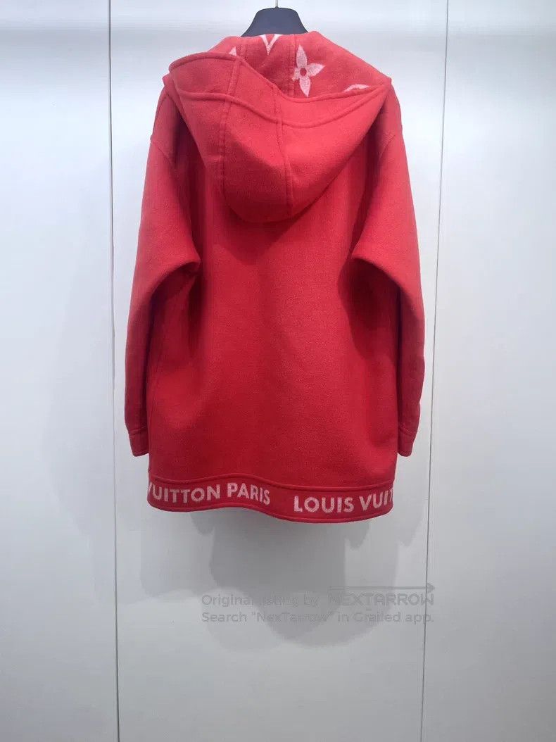 Louis Vuitton Louis Vuitton Red half-zip wool long jacket Size XXS / US 00 / IT 34 - 2 Thumbnail