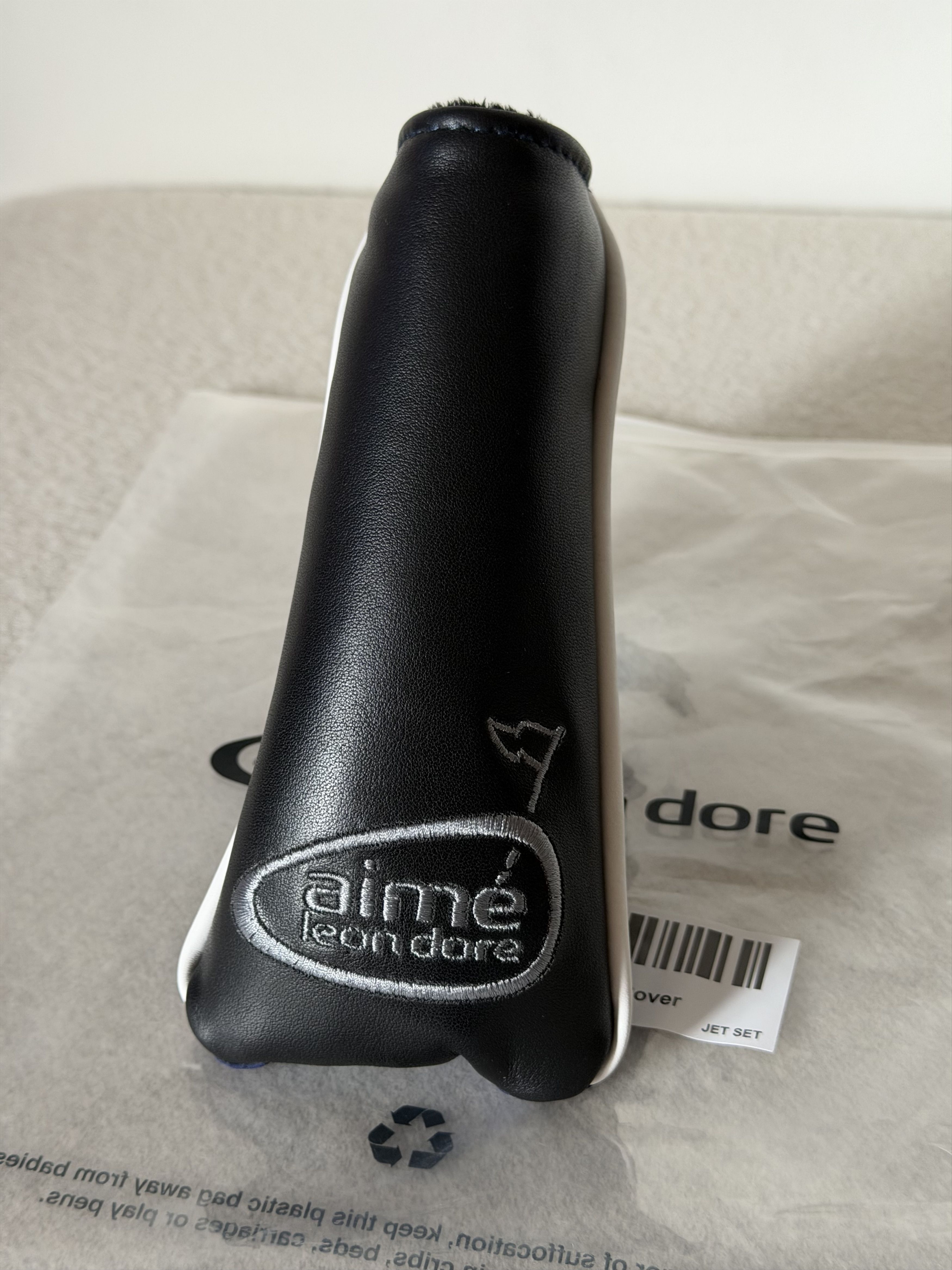 Aime Leon Dore Aime Leon Dore Golf Putter Cover in Navy Black Size ONE SIZE - 2 Thumbnail