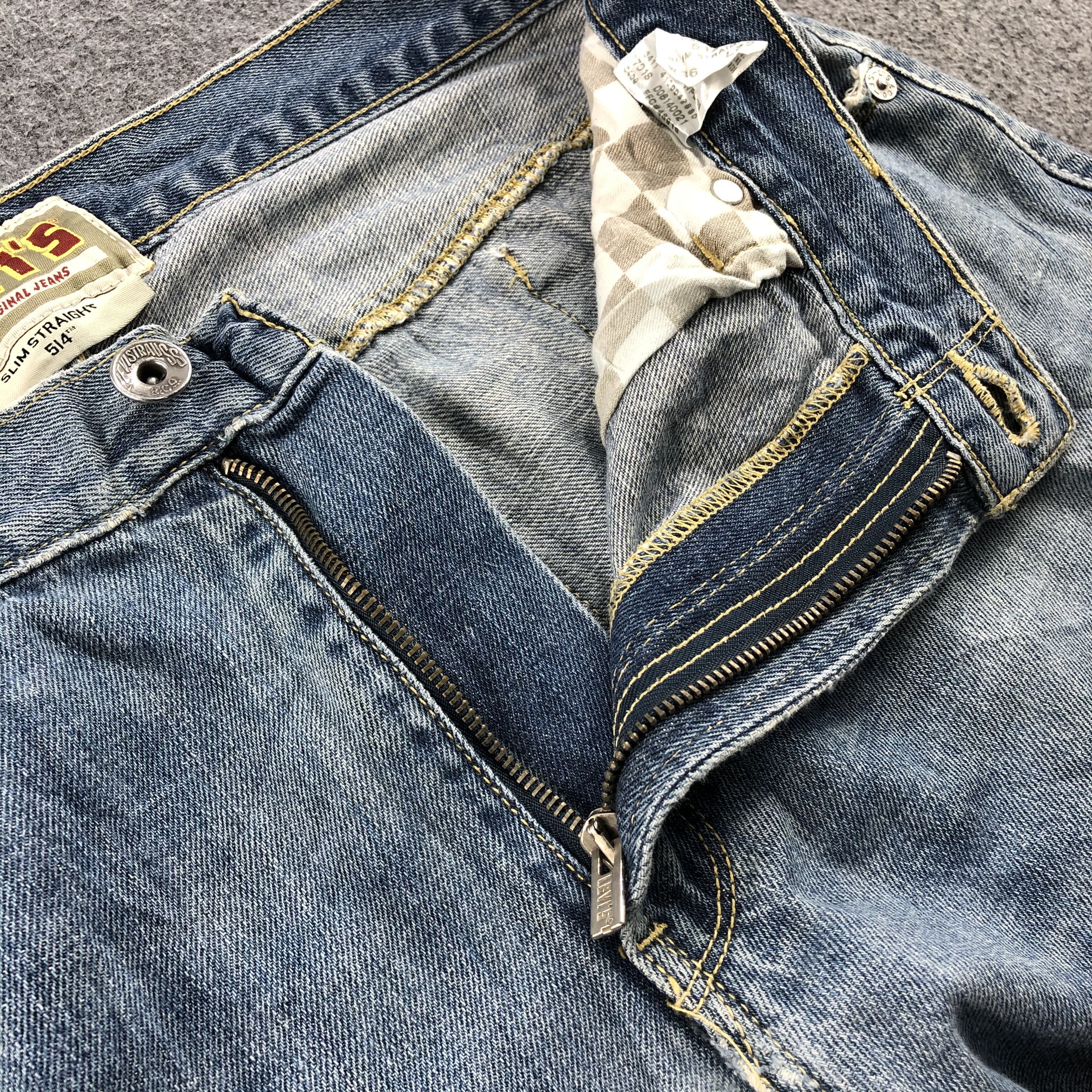 Levi's × Vintage Vintage Distress Levis Jeans Lot 514-JM788 Size US 36 / EU 52 - 9 Thumbnail