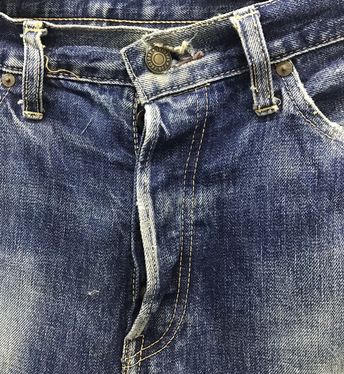 FOB Factory × Japanese Brand × Vintage Vintage FOB FACTORY Made In Japan Denim Pants Size US 32 / EU 48 - 5 Thumbnail