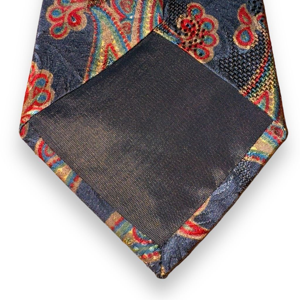 Aquascutum Aquascutum of London Navy Paisley Hand Finished in London Ti Size ONE SIZE - 4 Thumbnail