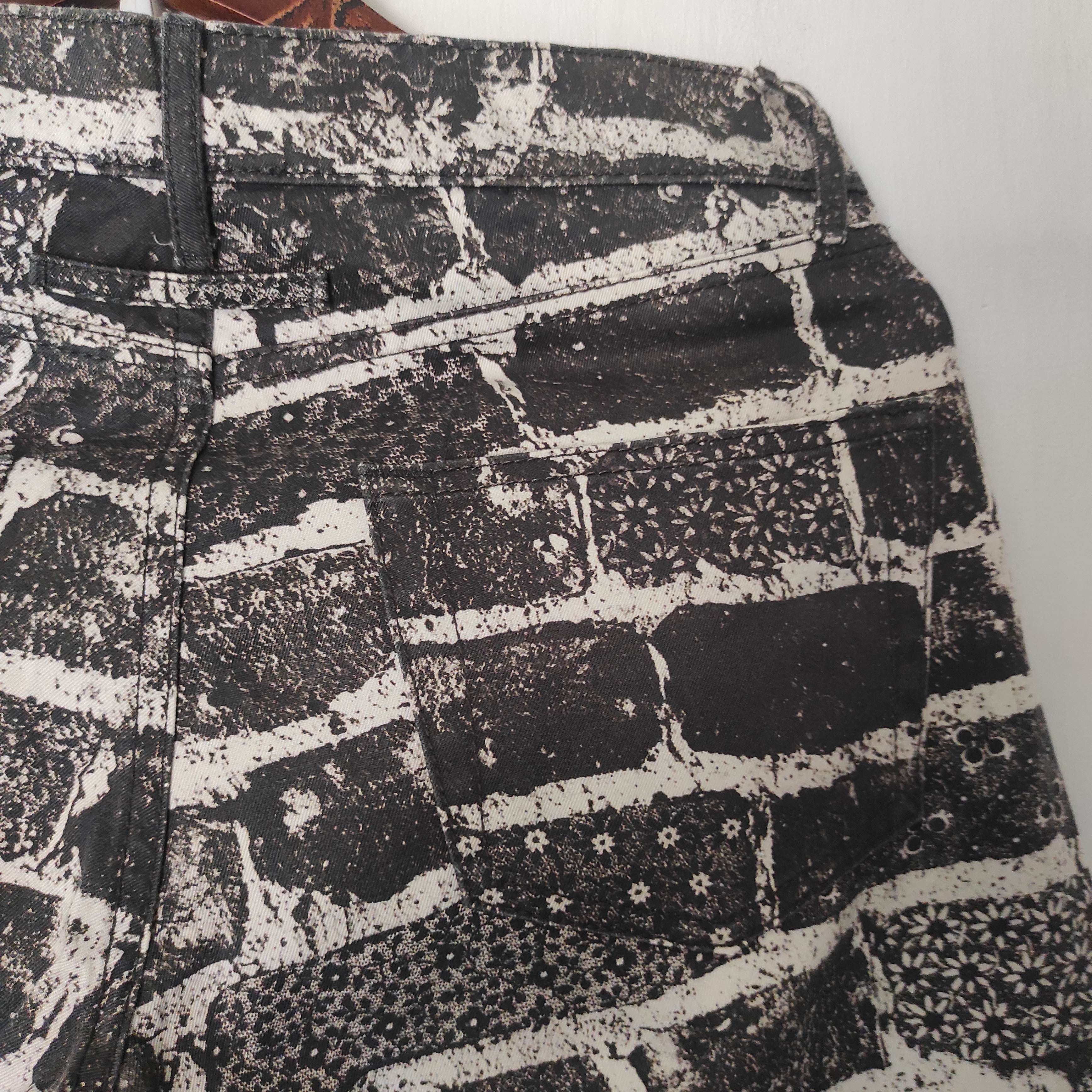 Jean Paul Gaultier Jean Paul Gaultier F/W'12 Cinder Block Flower Print Size US 28 / EU 44 - 16 Thumbnail