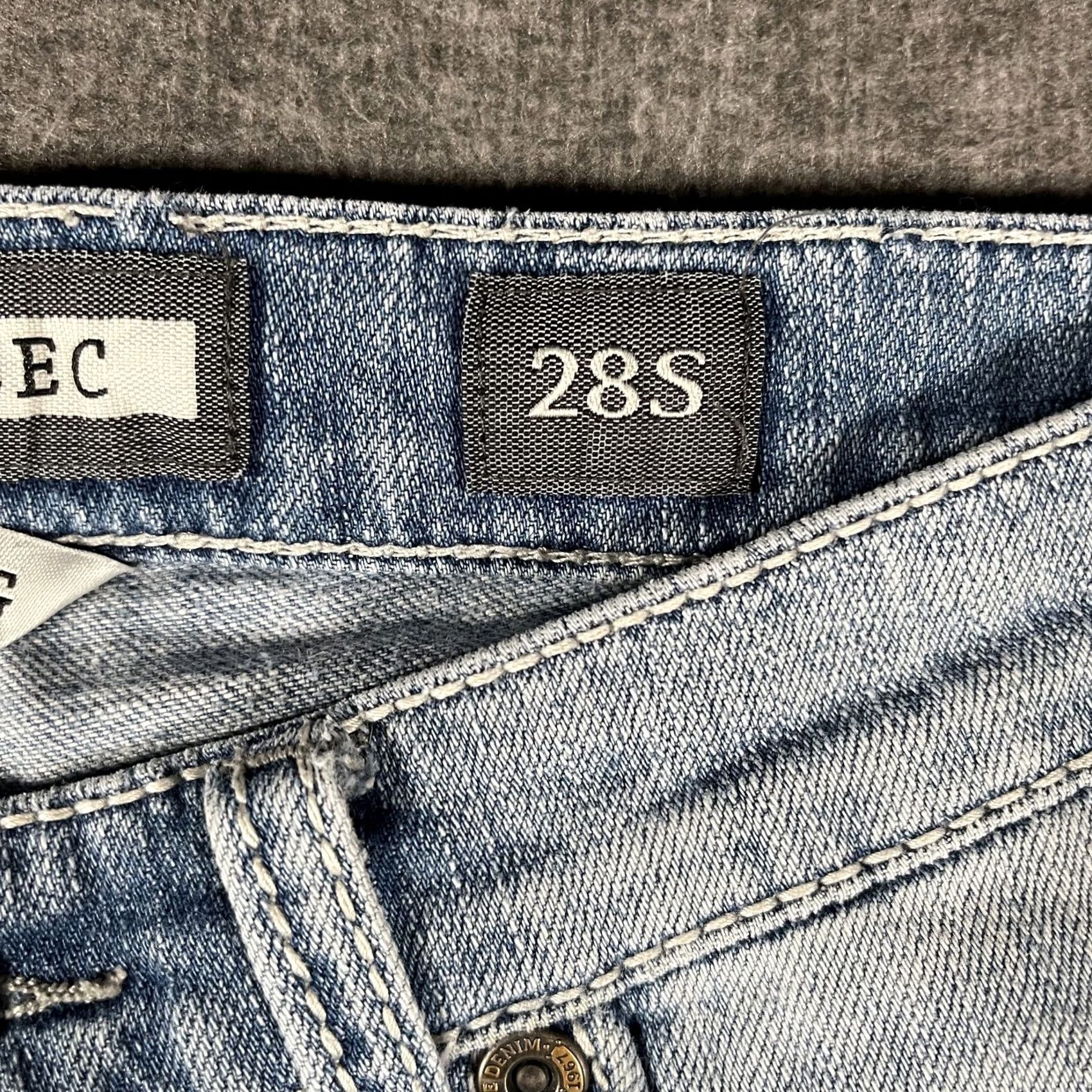 BKE BKE Alec Jeans Mens 29x29 Light Wash Blue Slim Straight Leg Stretch Denim Size US 28 / EU 44 - 7 Thumbnail