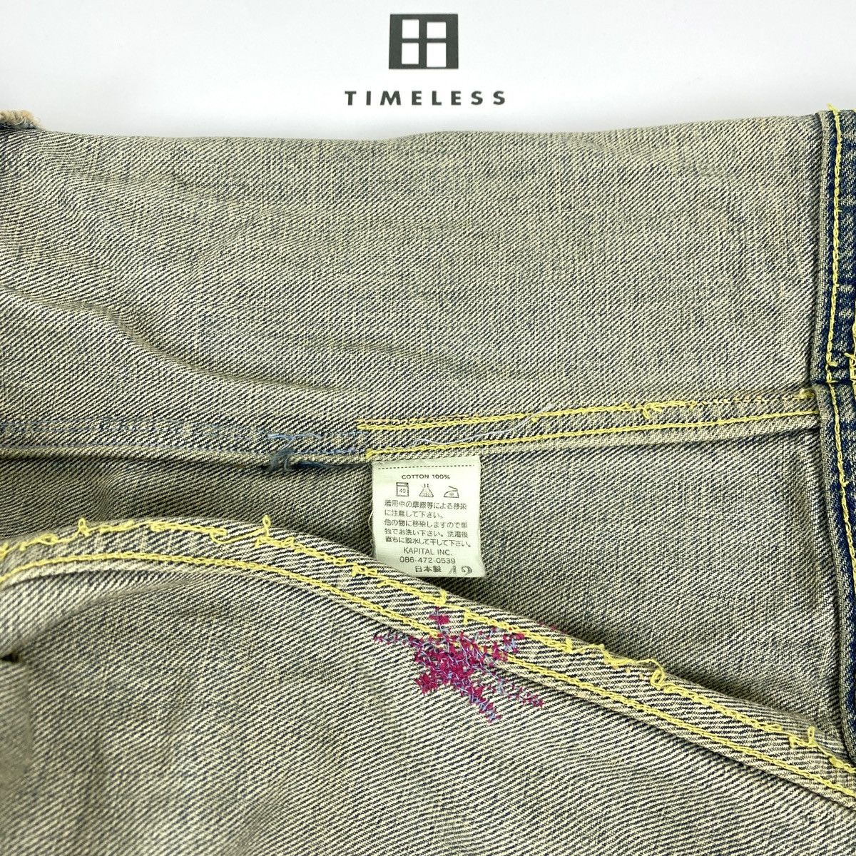 Kapital KAPITAL 15SS VIRGIN MARY PATCHWORK DENIM JACKET Size US M / EU 48-50 / 2 - 11 Thumbnail