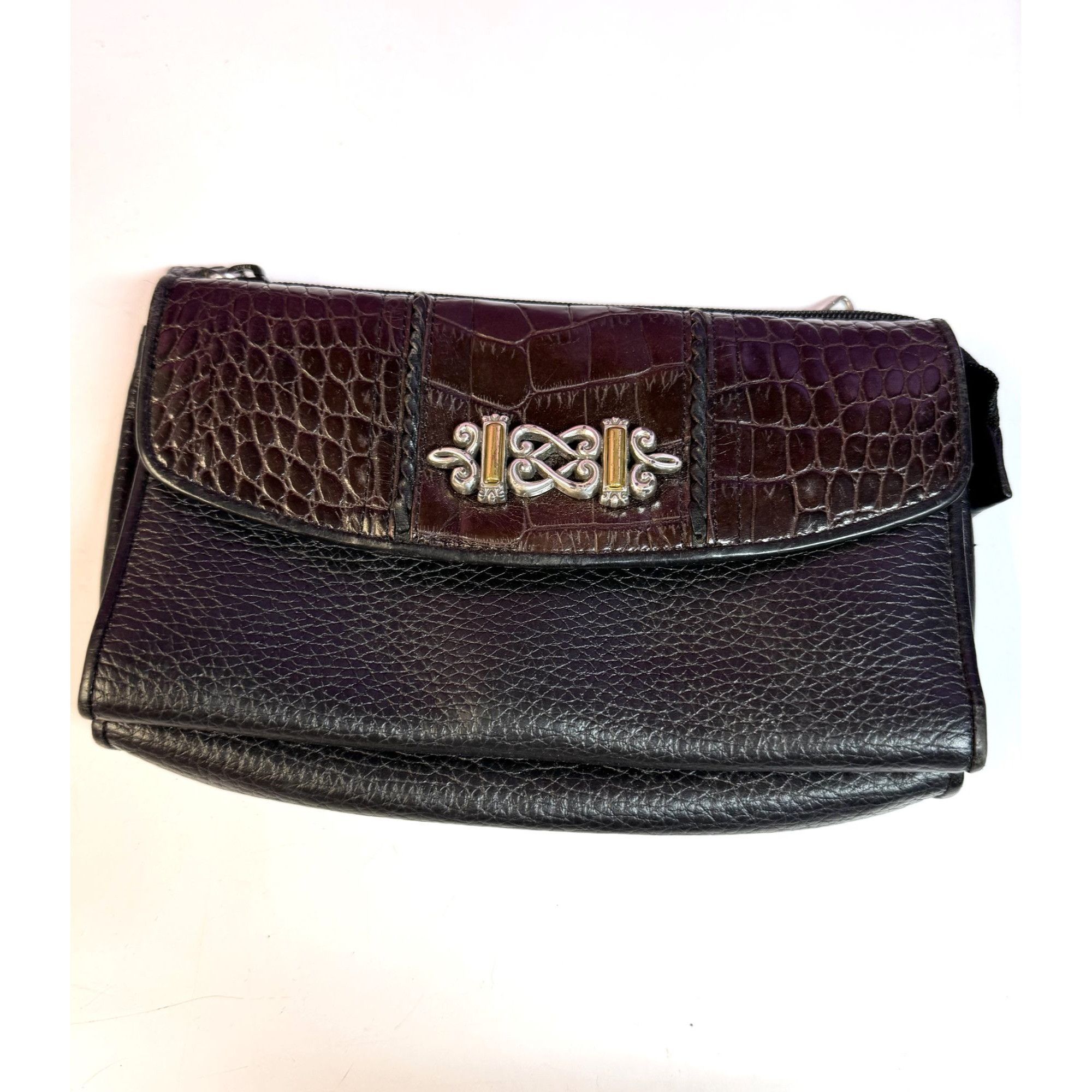 Brighton Brighton brown and black snap trifold wallet clutch purse Size ONE SIZE - 2 Thumbnail