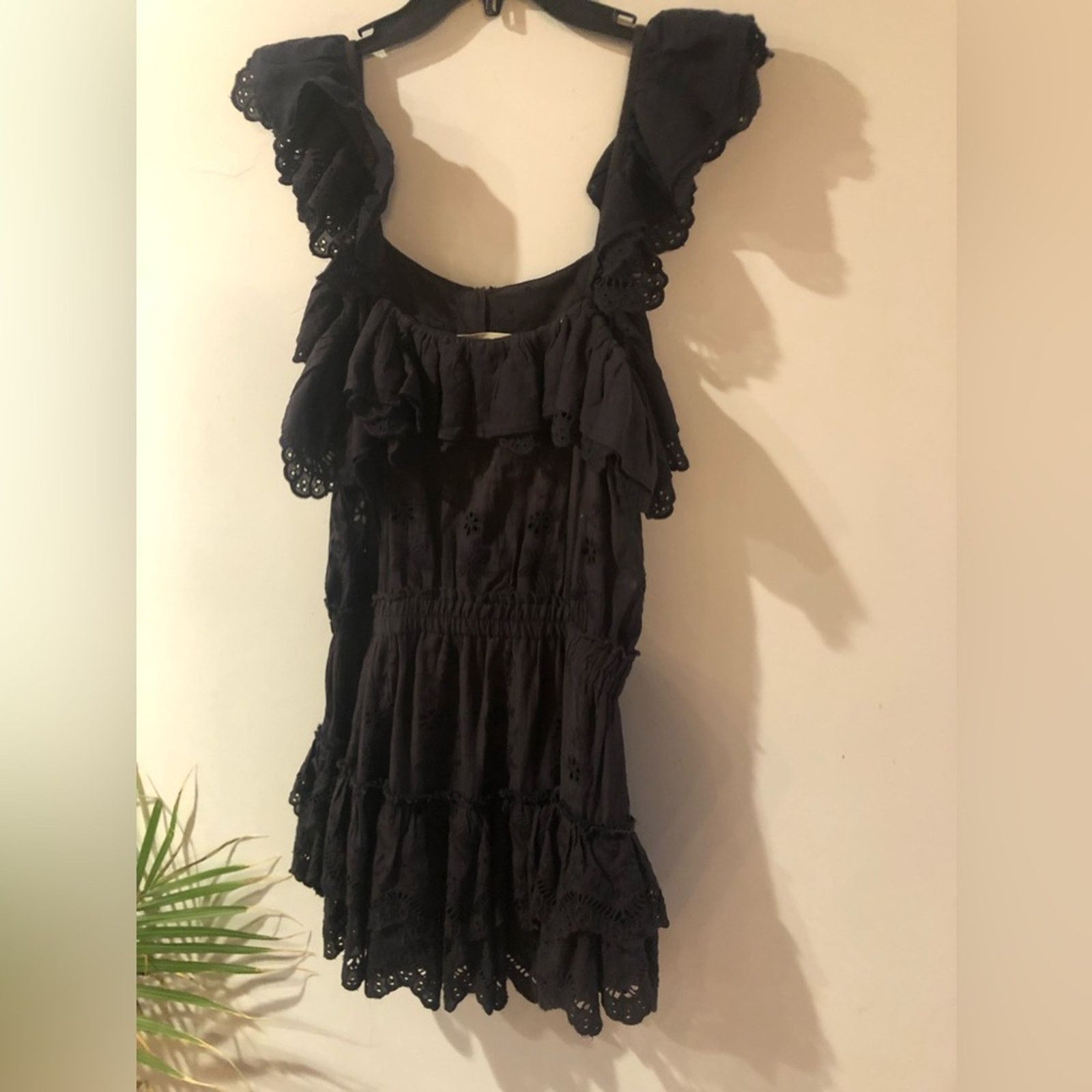LoveShackFancy Loveshackfancy knitted embroidered dress in black xxs Size XXS / US 00 / IT 34 - 7 Thumbnail
