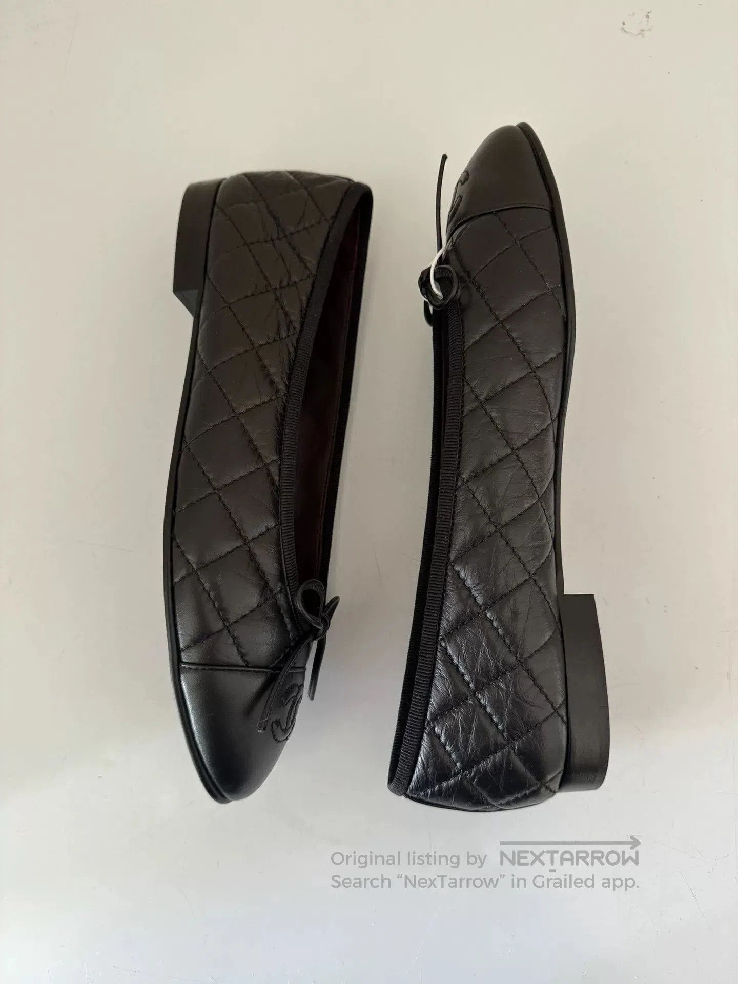 Chanel Chanel Black Quilted Mary Jane Shoes 37.5. Size US 6.5 / IT 36.5 - 6 Thumbnail