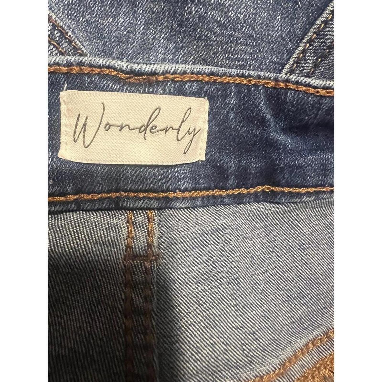 Cosmic Wonder Wonderly Jeans High-Rise Flare 8R Blue 33in Frayed Hem Boho Size 30" / US 8 / IT 44 - 7 Thumbnail