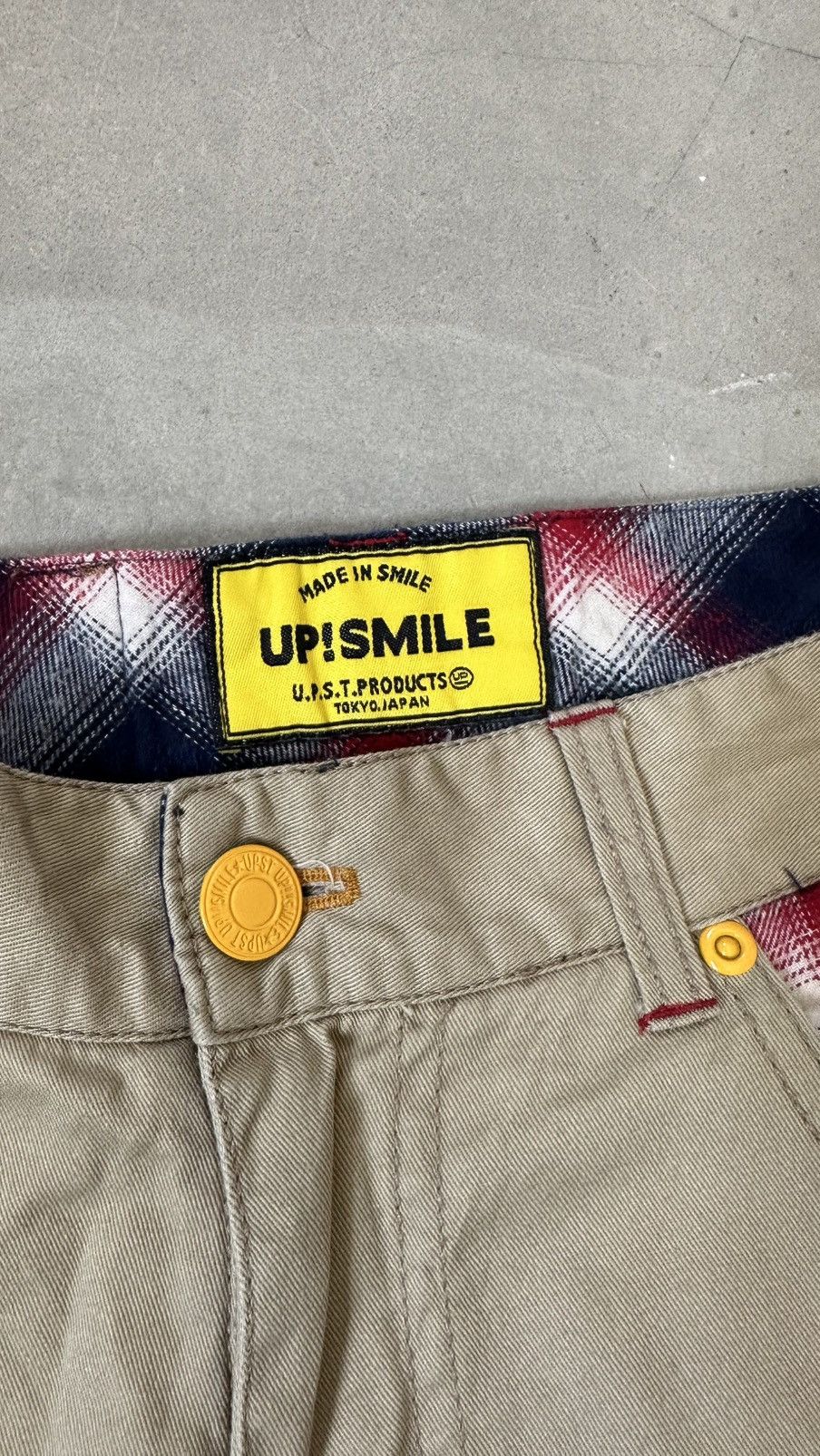 Vintage UP SMILE ZIPPED BACK SMILE PANT Size US 30 / EU 46 - 8 Thumbnail