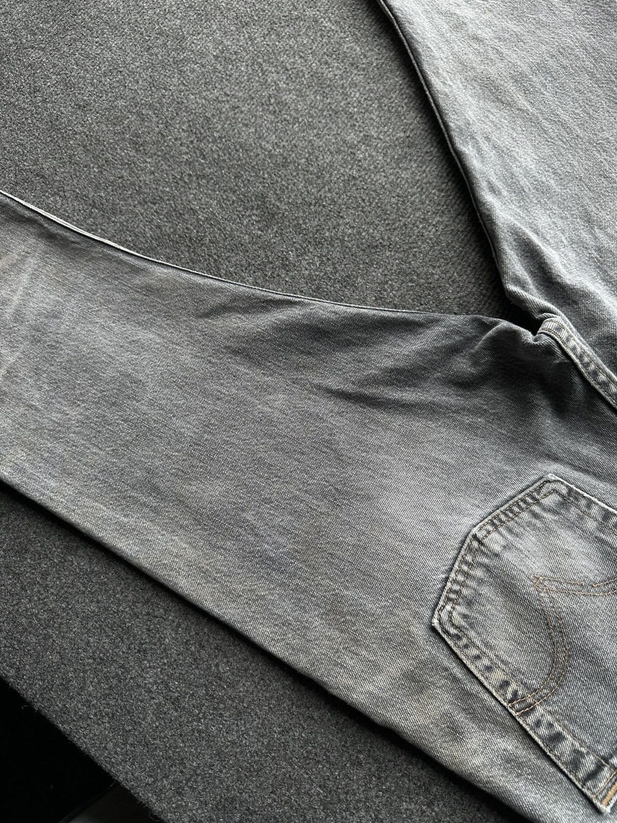 Levi's 🚨 VNTG LEVI’S 507 DISSTRESSED GRAY PAINTED WASHED Size US 29 - 13 Thumbnail