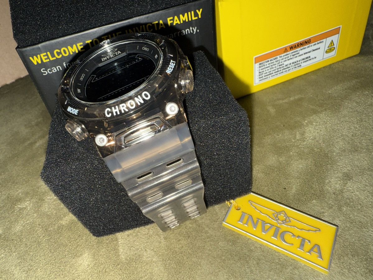 Invicta Invicta Racing “Burnout” Mens Translucent Digital Watch, NEW Size ONE SIZE - 9 Thumbnail
