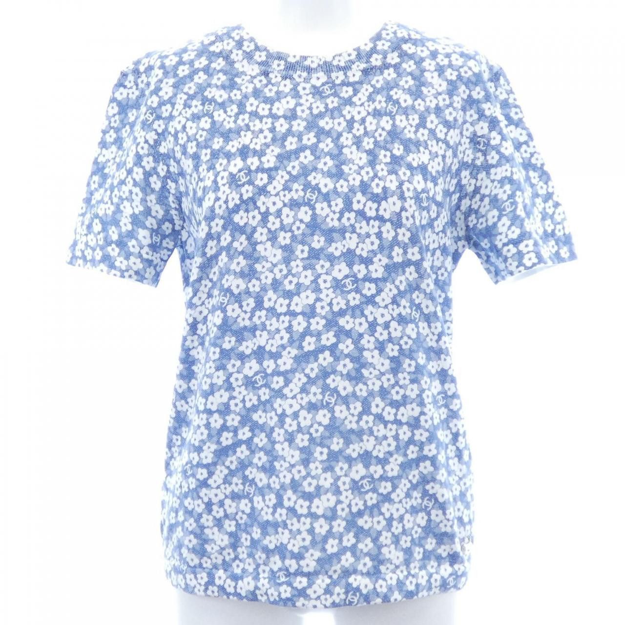 Chanel Chanel Chanel LOOK23 Cotton T Shirt Textile T-Shirts P77924K11270 DUTY FREE for USA Size ONE SIZE - 1 Thumbnail