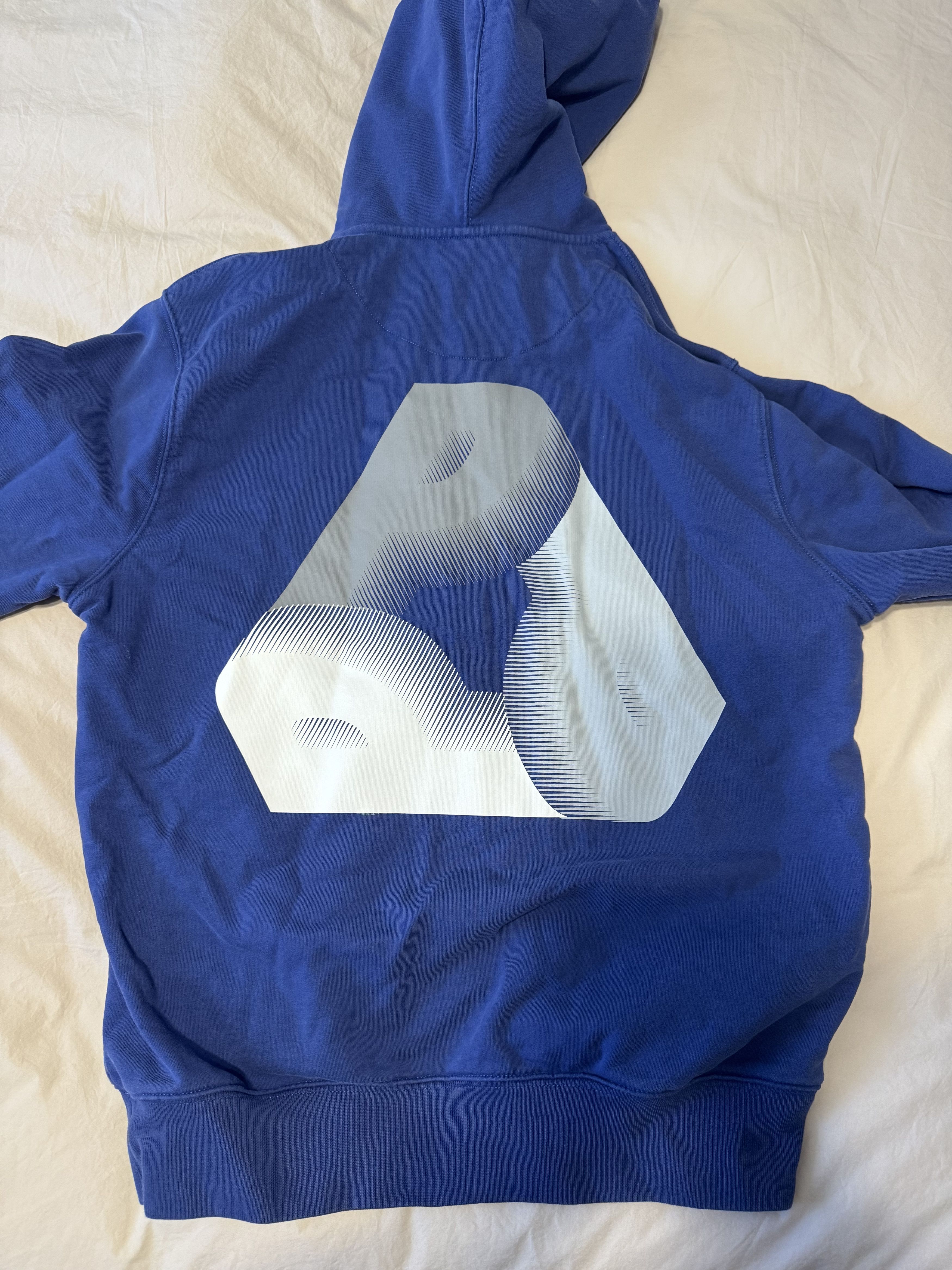 Palace Palace Fat Pee Blue Hoodie Grailed