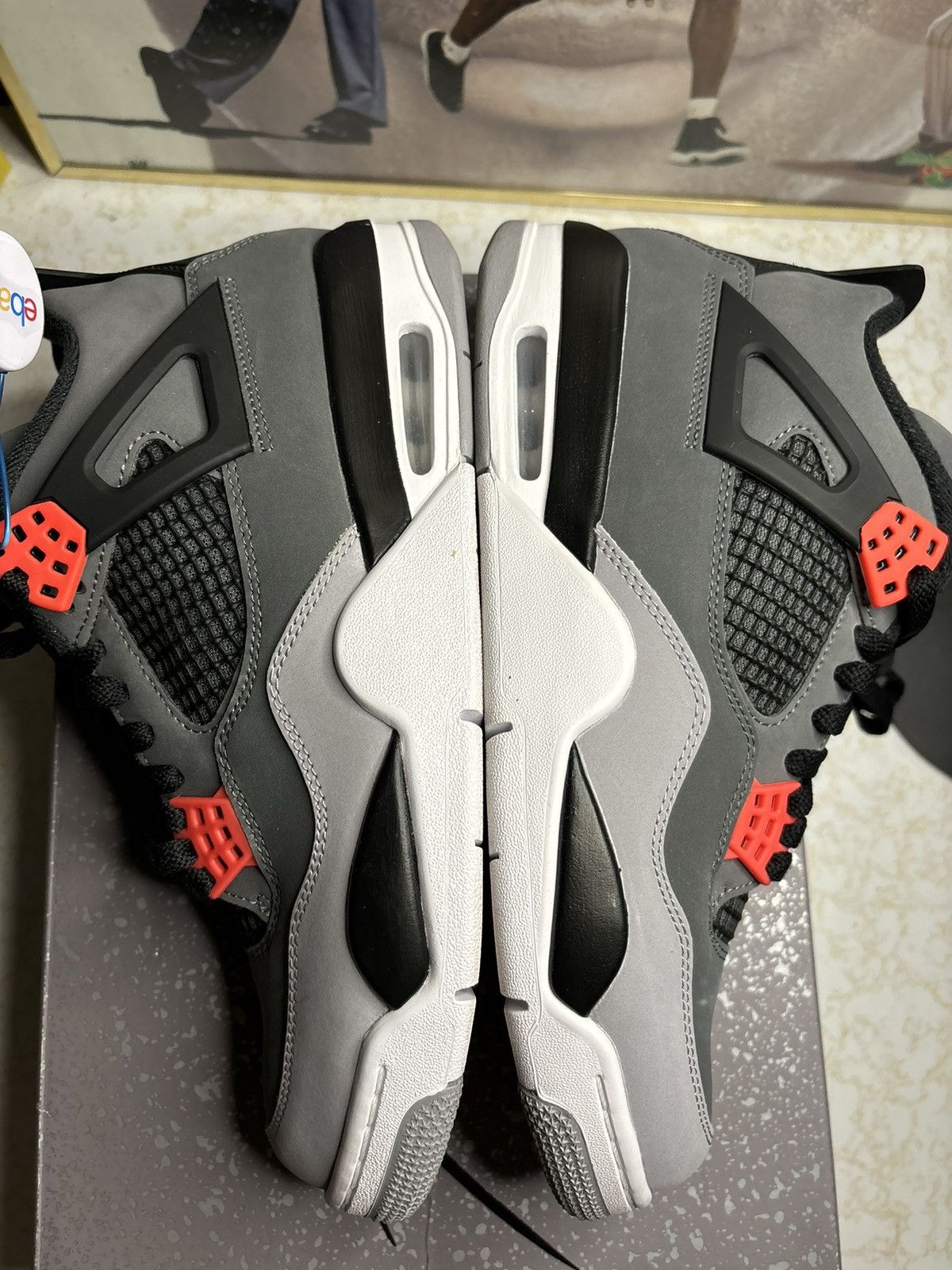Jordan Brand Air Jordan 4 Retro Infrared Size US 9.5 / EU 42-43 - 4 Thumbnail
