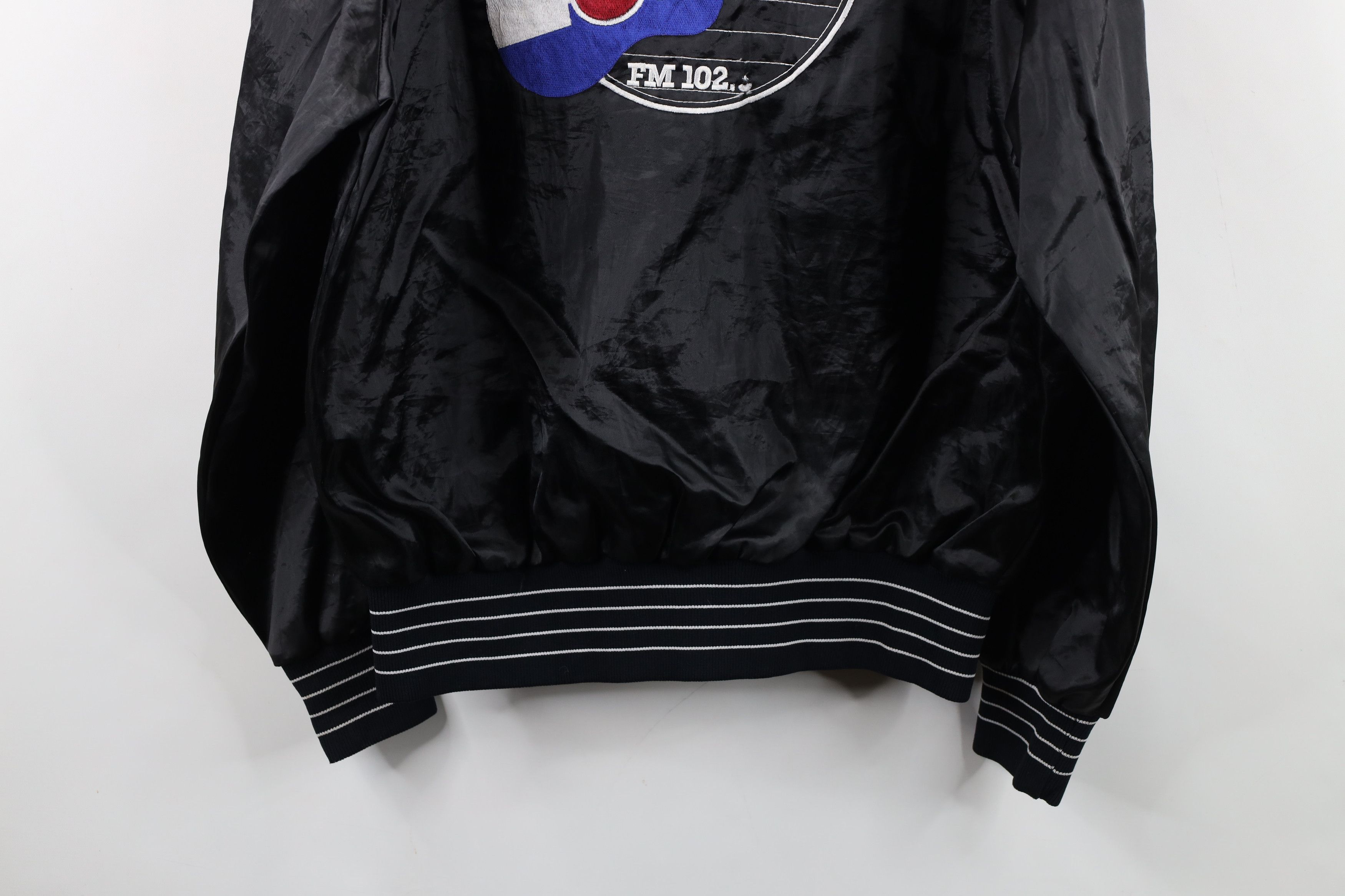 Vintage Vintage 80s 90s Arizona Country Music Radio Satin Jacket USA Size US L / EU 52-54 / 3 - 14 Thumbnail